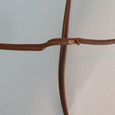 Etched Crystal and Brass Table Lamp