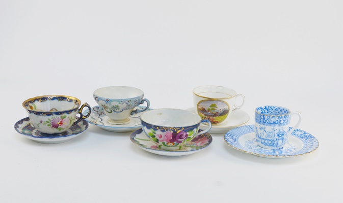 Five China Teacups