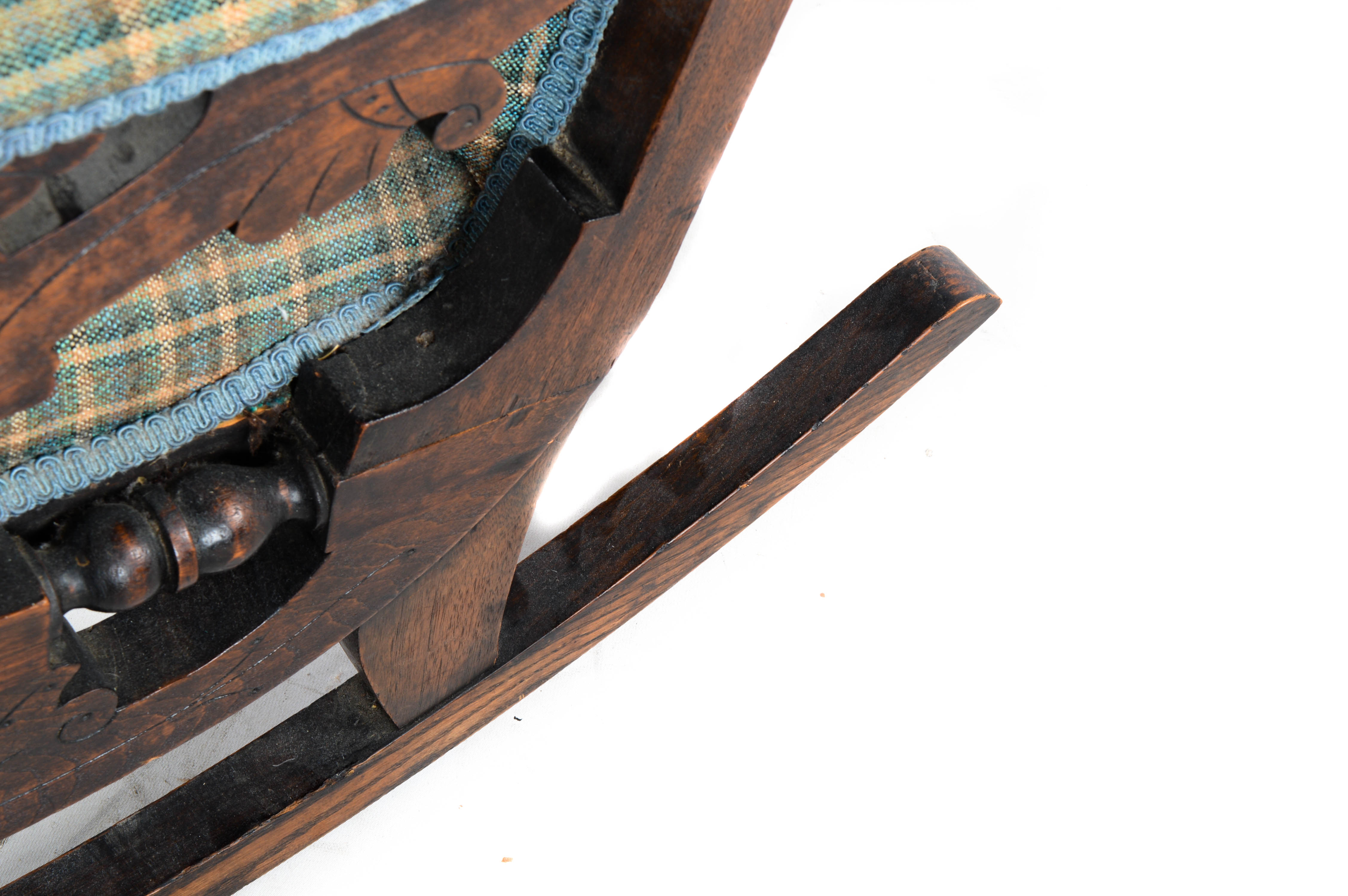 Late 19th Century Victorian Eastlake Rocking Chair