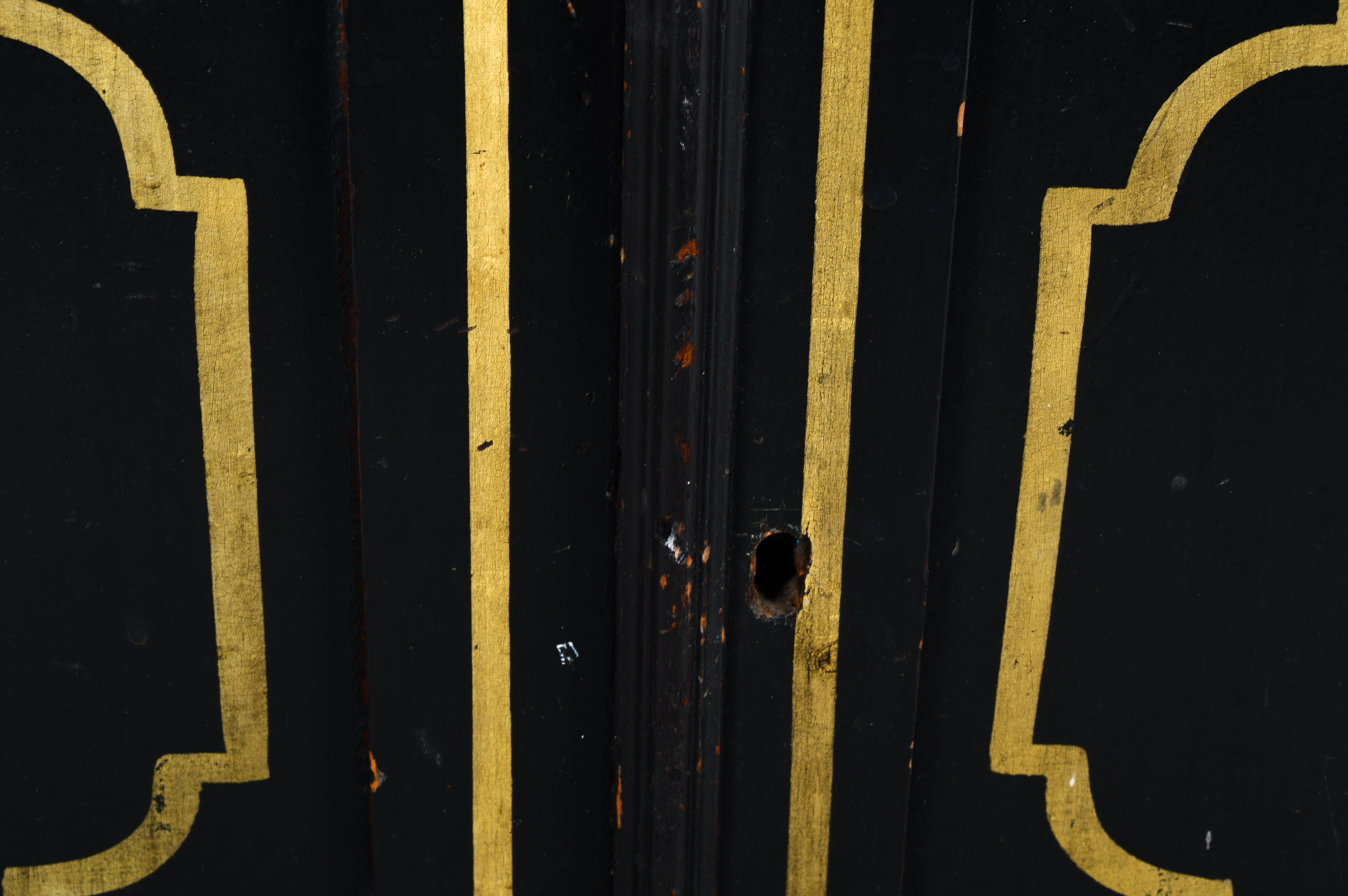 Late 19th Century Victorian Paint-Decorated Washstand