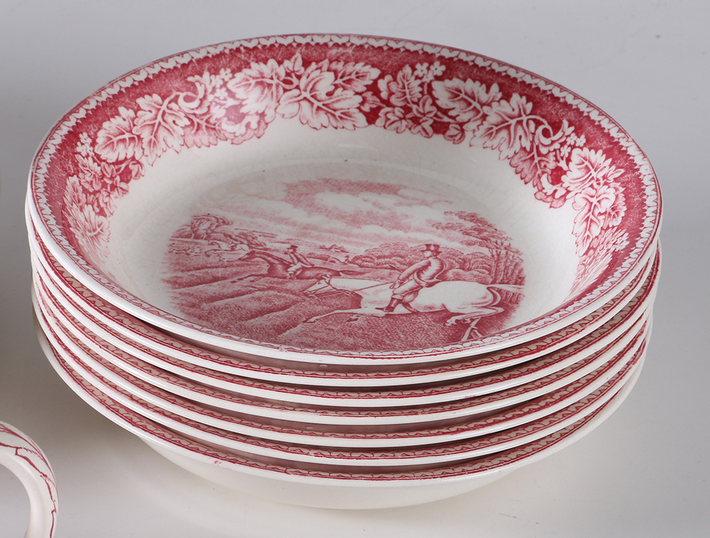 Currier and Ives "An American Subject" Dinner Set