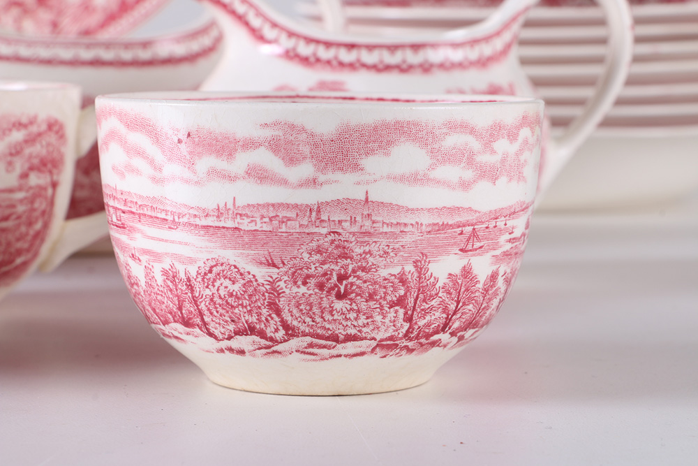 Currier and Ives "An American Subject" Dinner Set