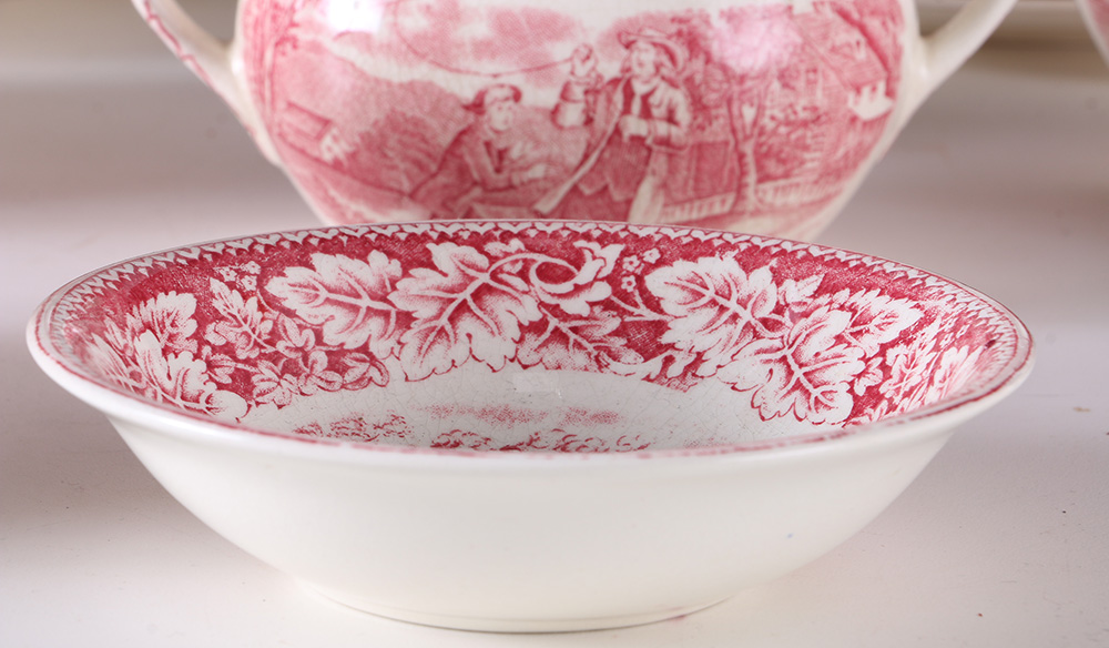 Currier and Ives "An American Subject" Dinner Set