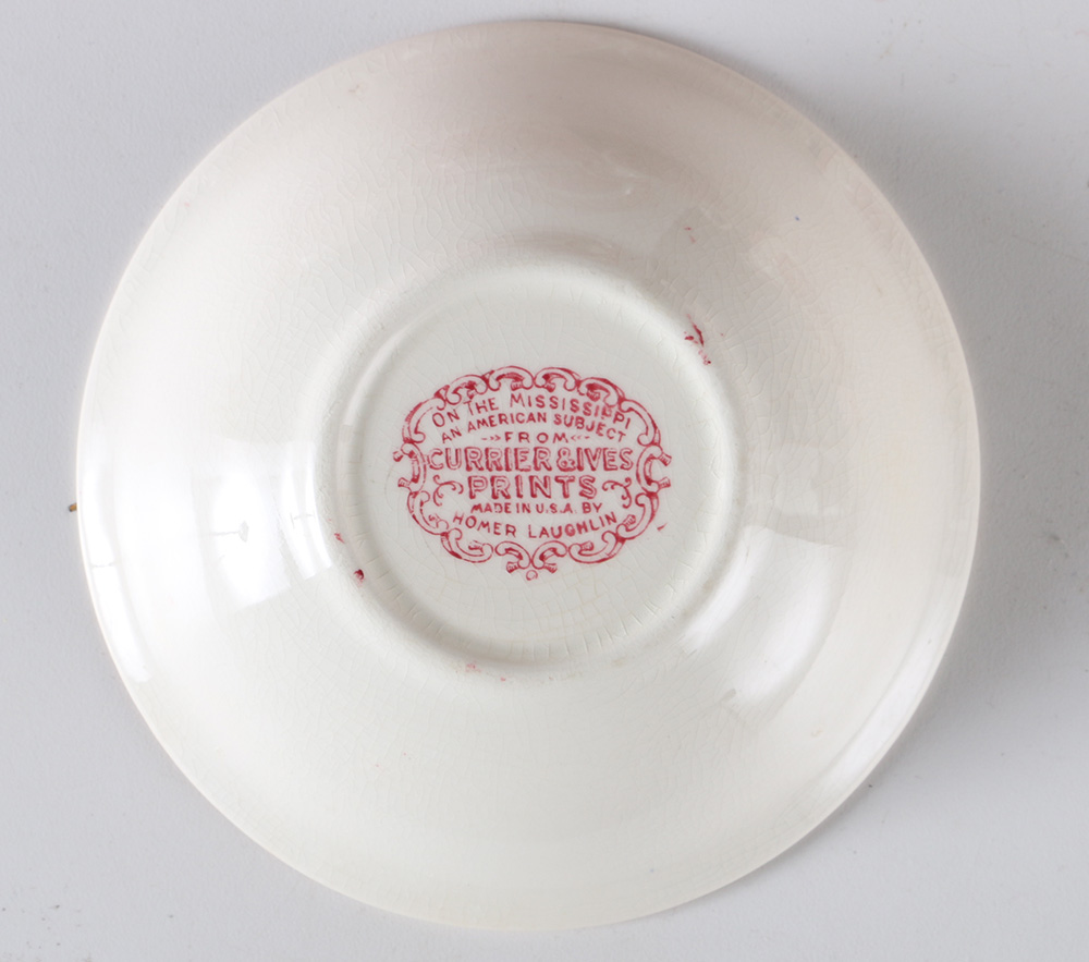 Currier and Ives "An American Subject" Dinner Set