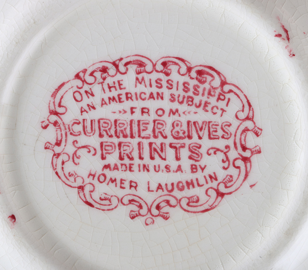 Currier and Ives "An American Subject" Dinner Set