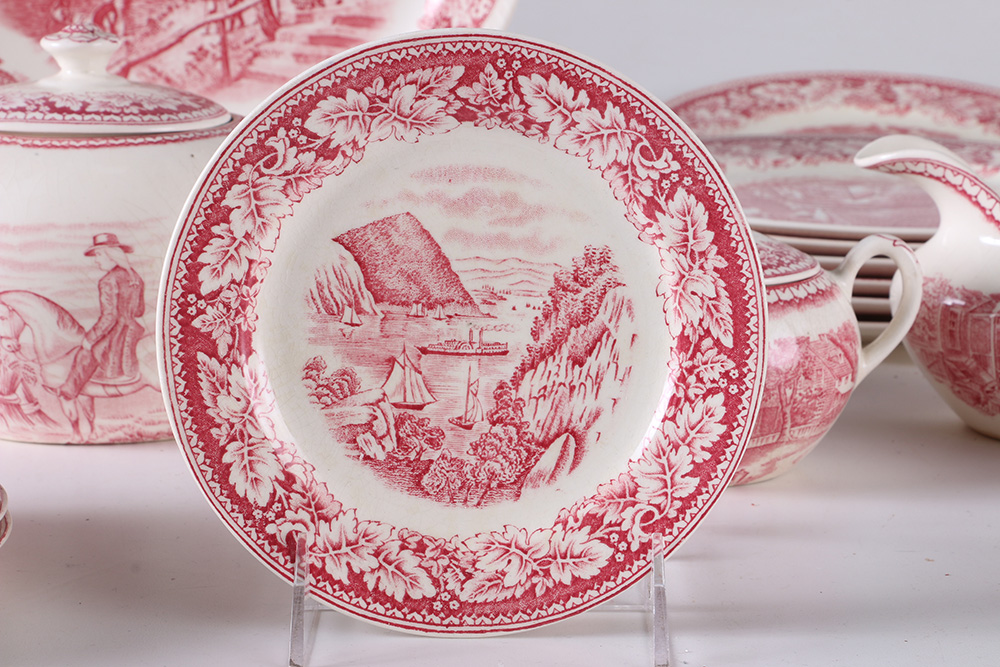 Currier and Ives "An American Subject" Dinner Set