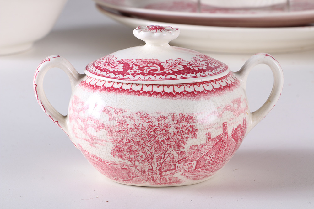 Currier and Ives "An American Subject" Dinner Set