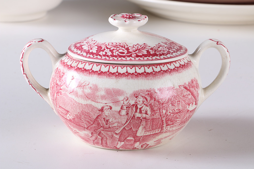 Currier and Ives "An American Subject" Dinner Set