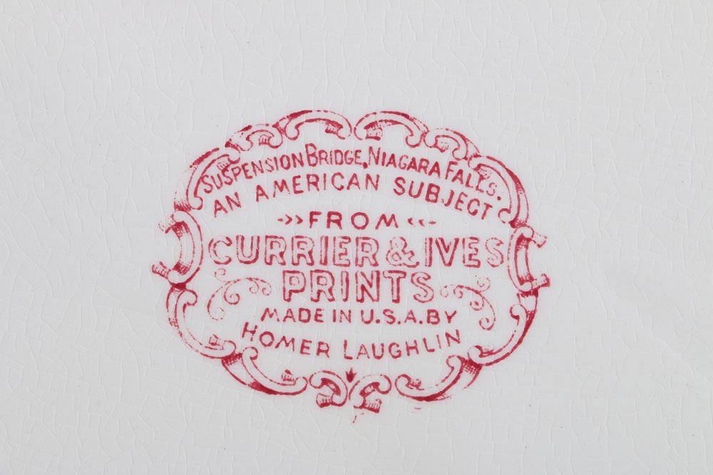 Currier and Ives "An American Subject" Dinner Set