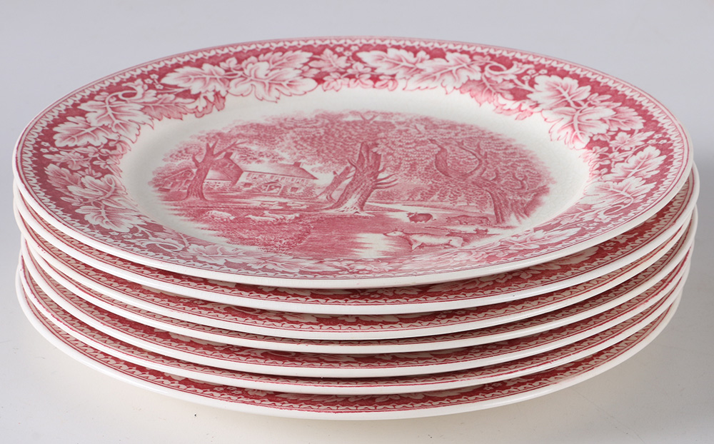 Currier and Ives "An American Subject" Dinner Set
