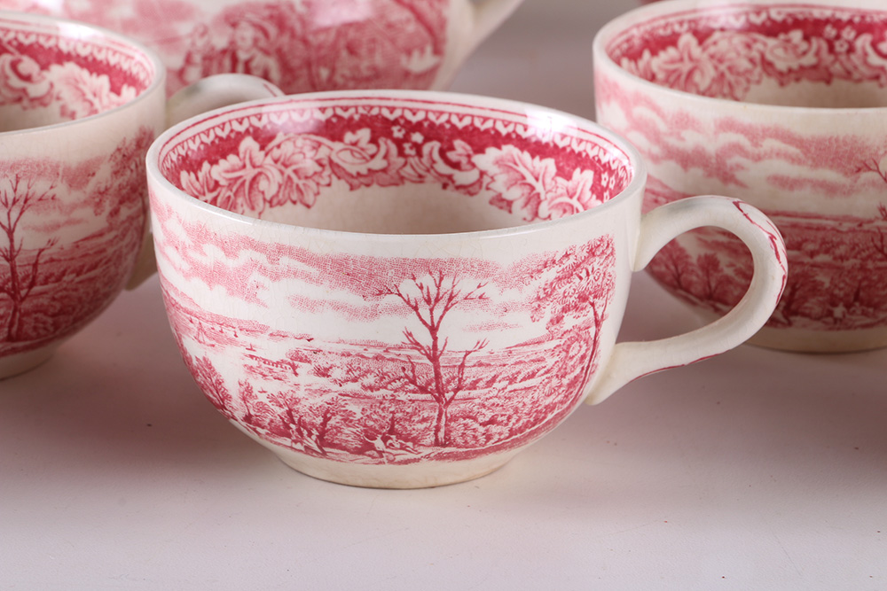 Currier and Ives "An American Subject" Dinner Set