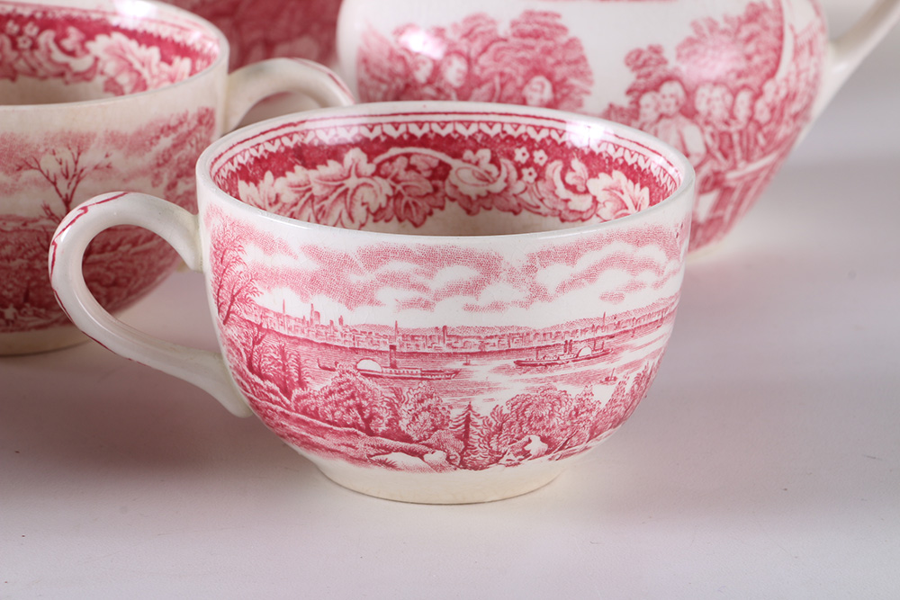 Currier and Ives "An American Subject" Dinner Set