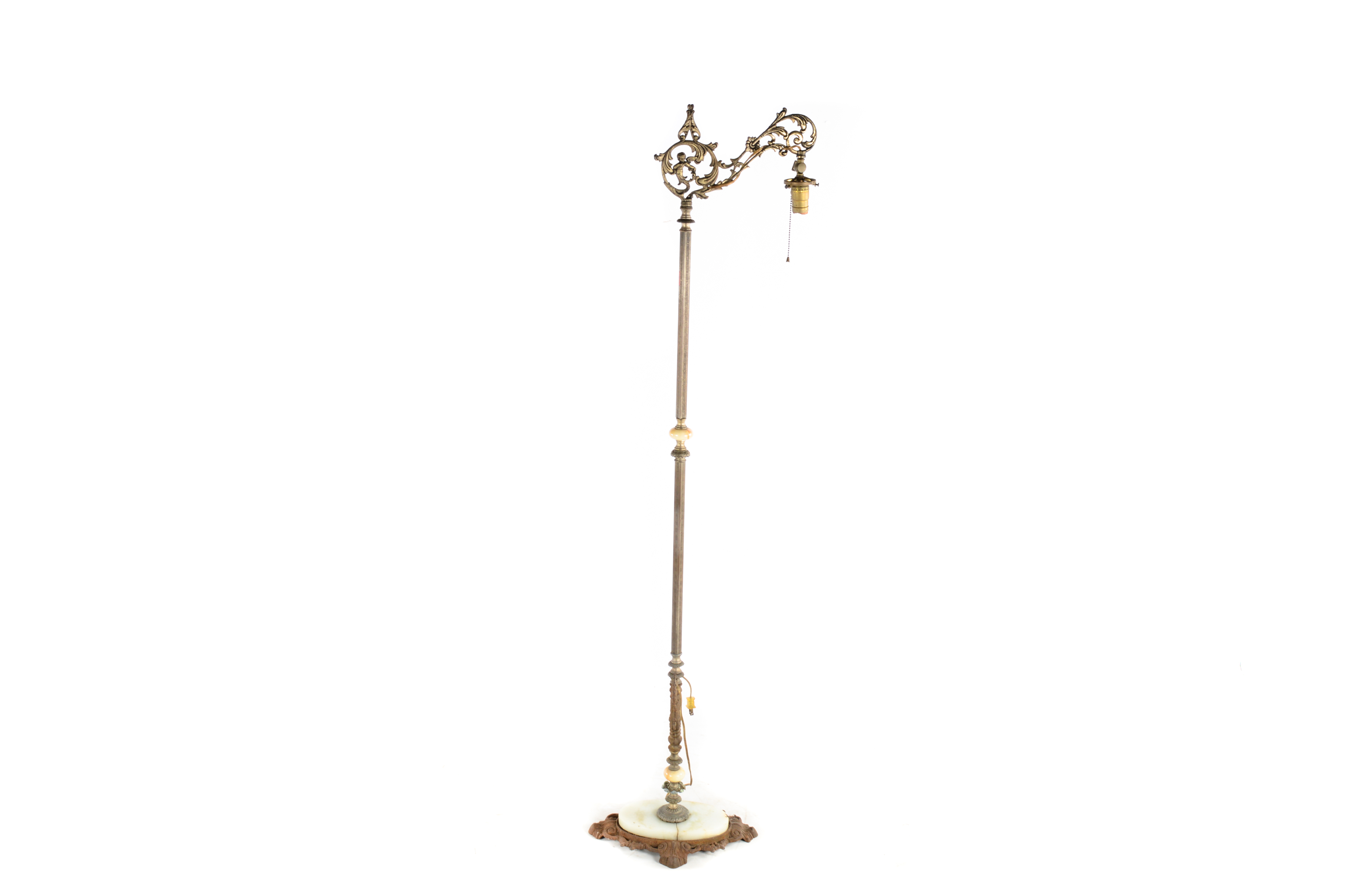 Bridge Type Brass Floor Lamp