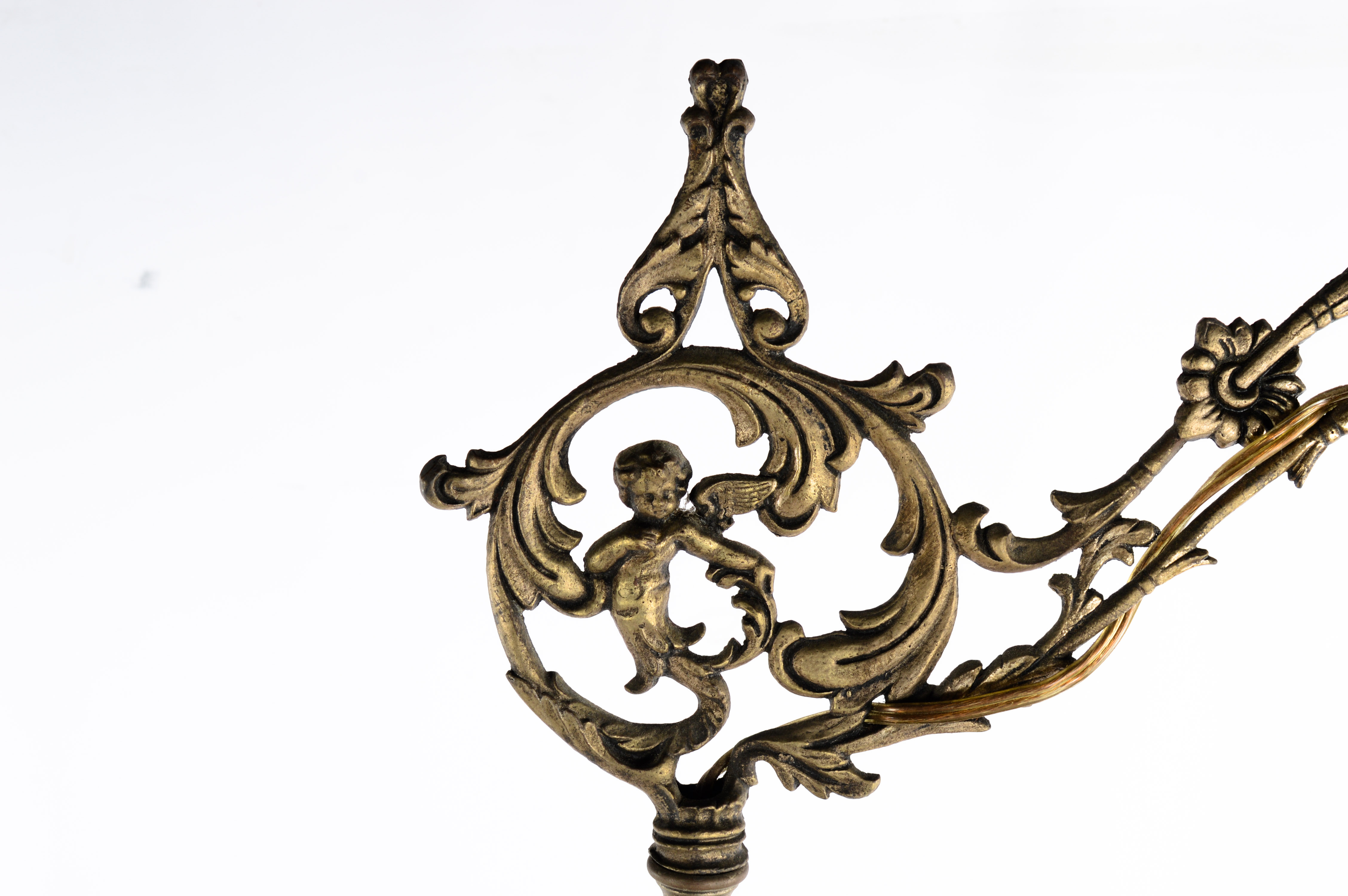 Bridge Type Brass Floor Lamp