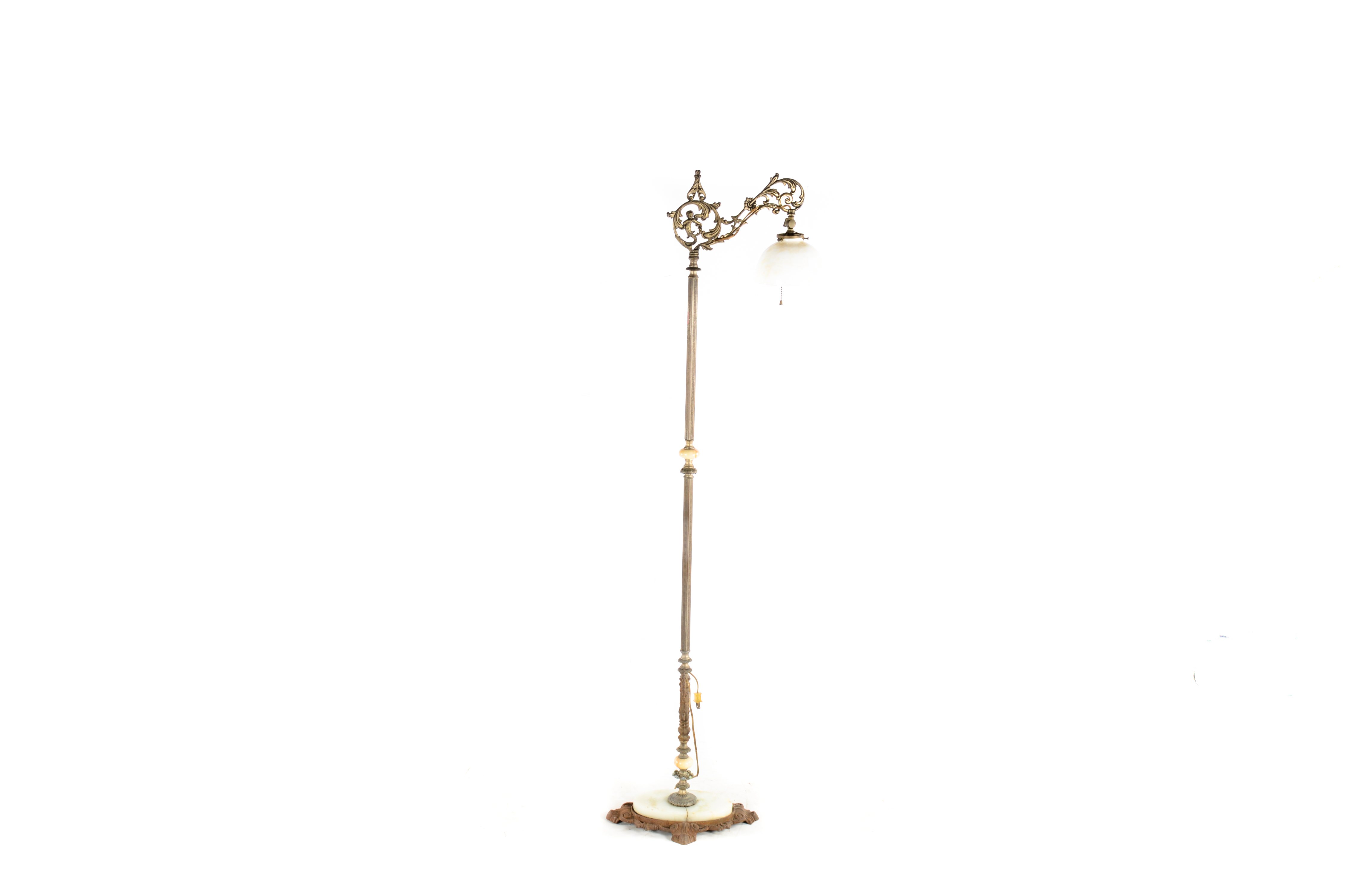 Bridge Type Brass Floor Lamp