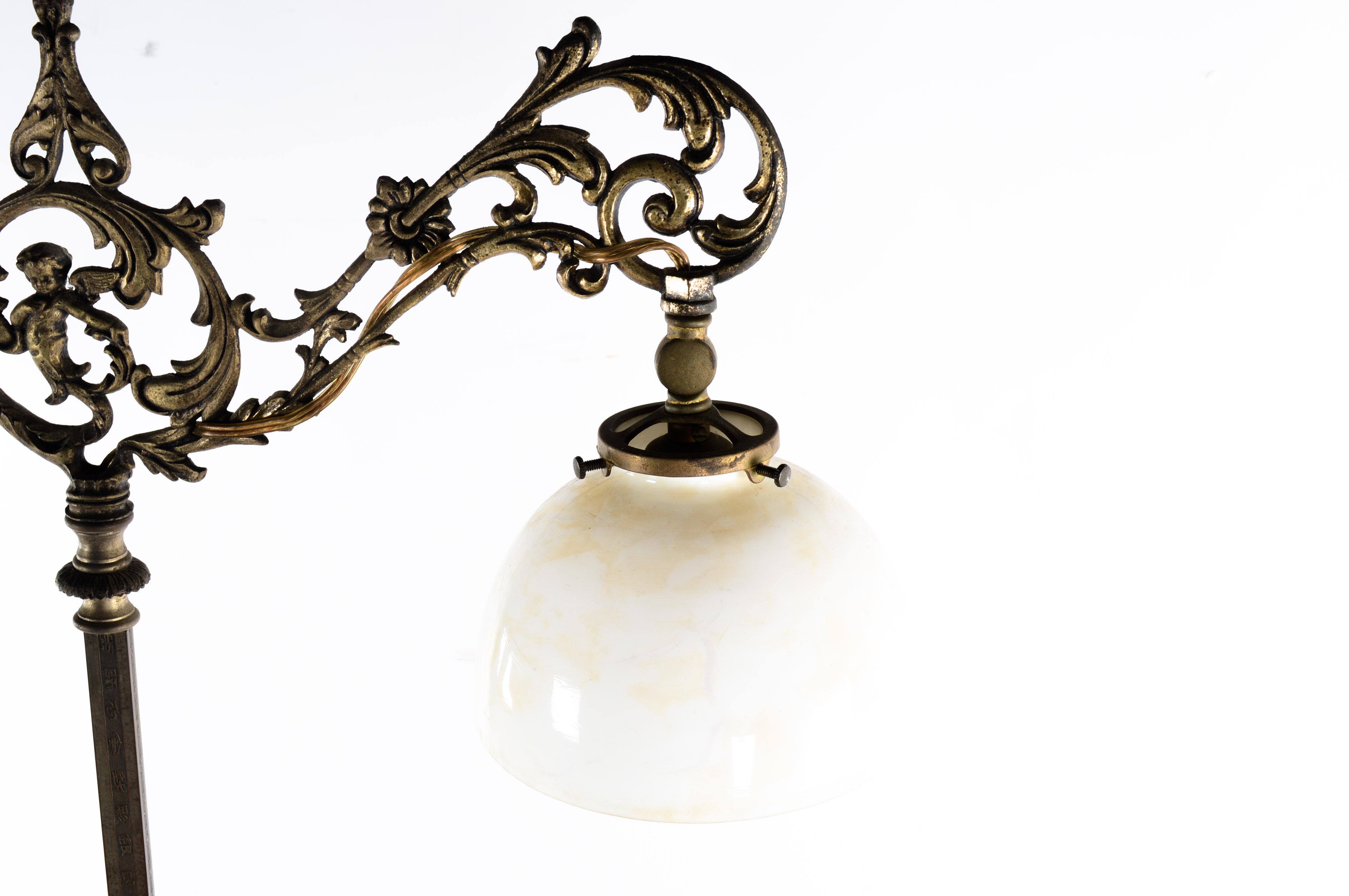 Bridge Type Brass Floor Lamp