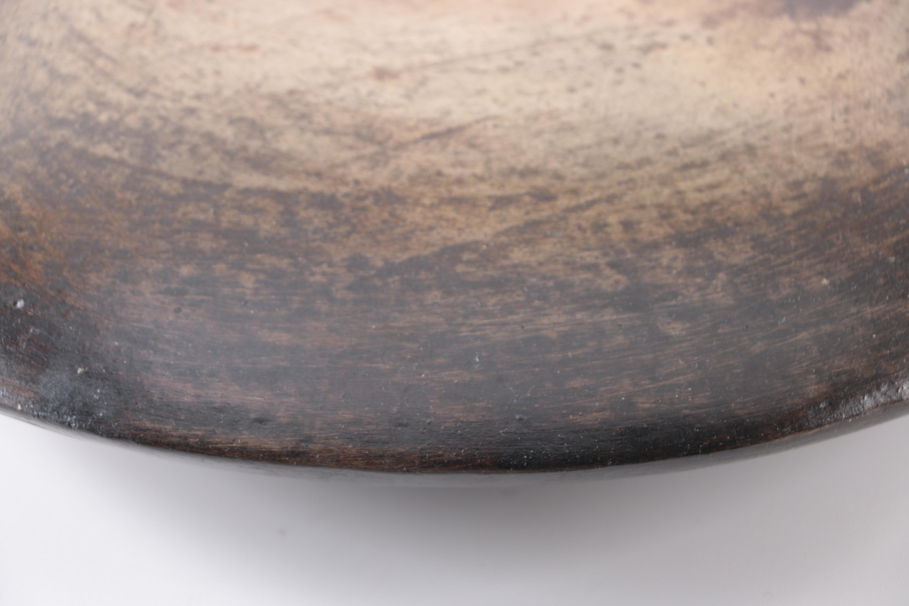 Hand Glazed Ceramic Circular Vase