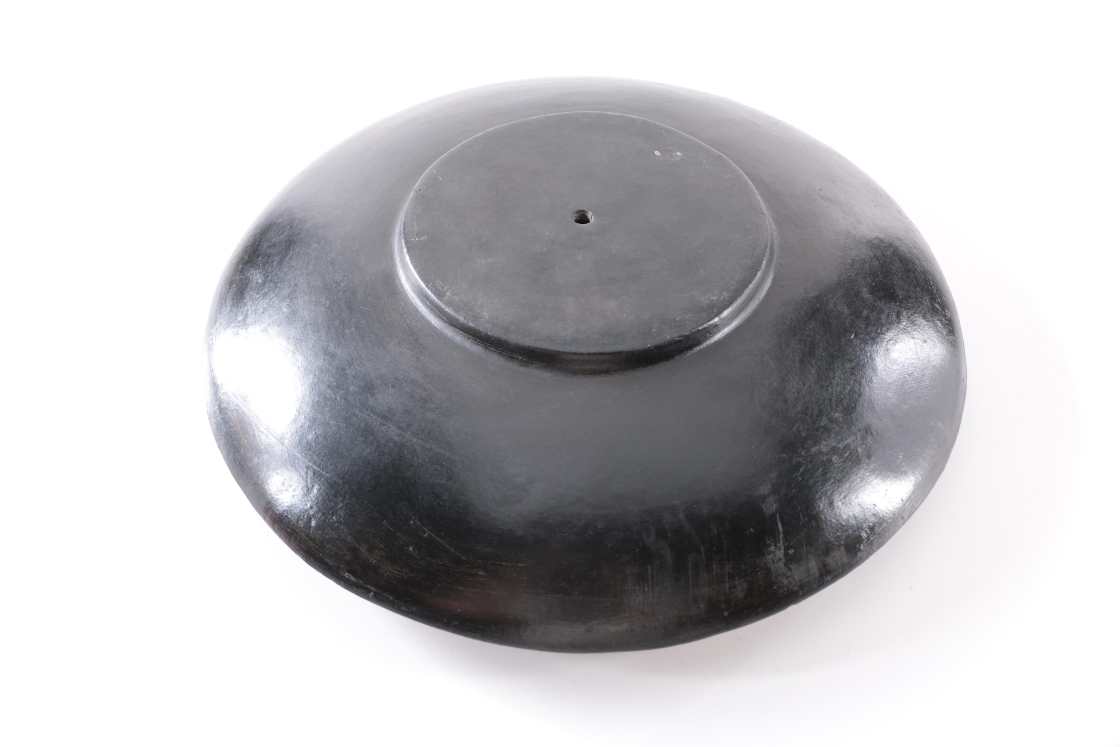 Hand Glazed Ceramic Circular Vase