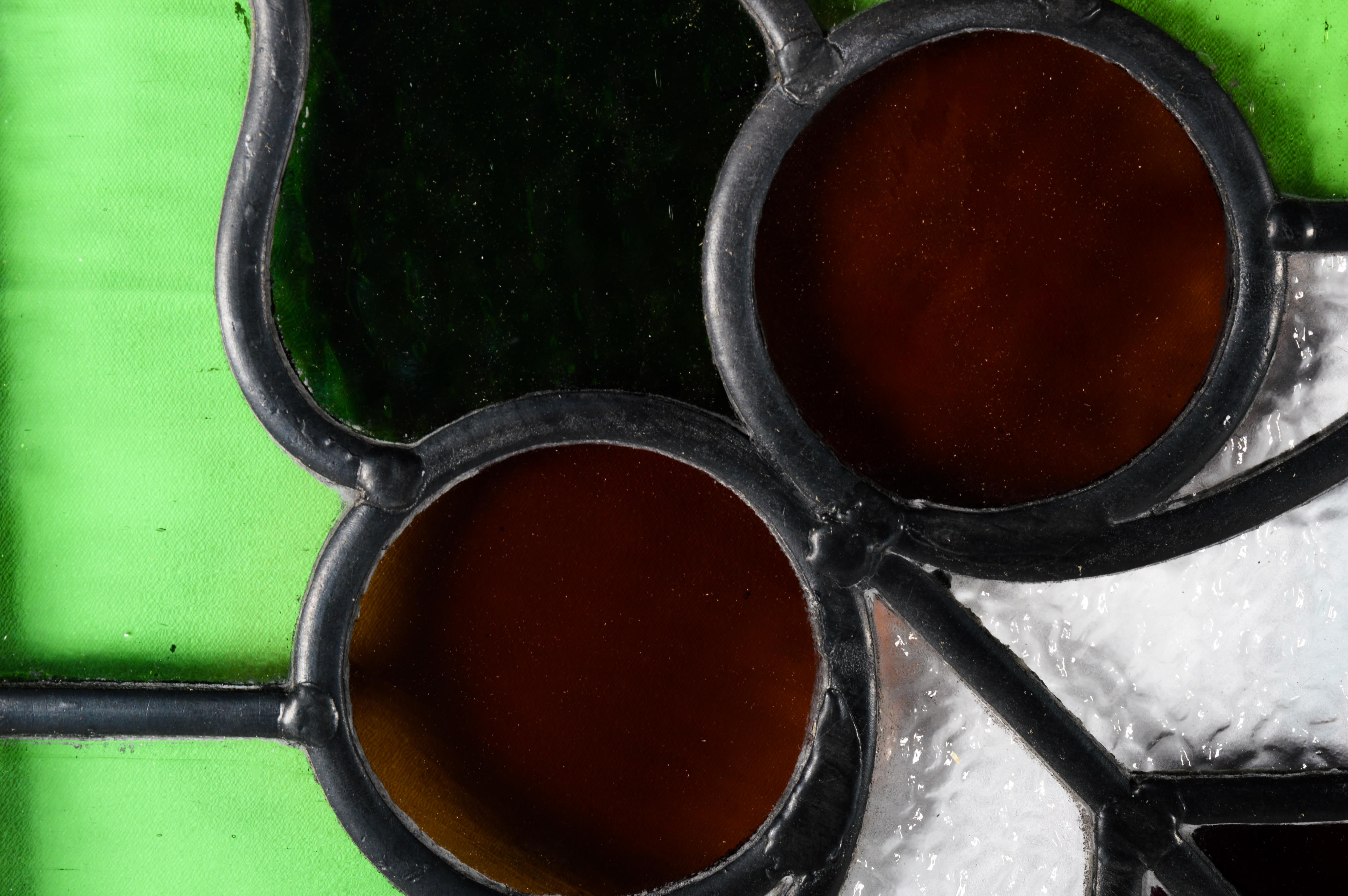 1890 Antique Stained Glass Window