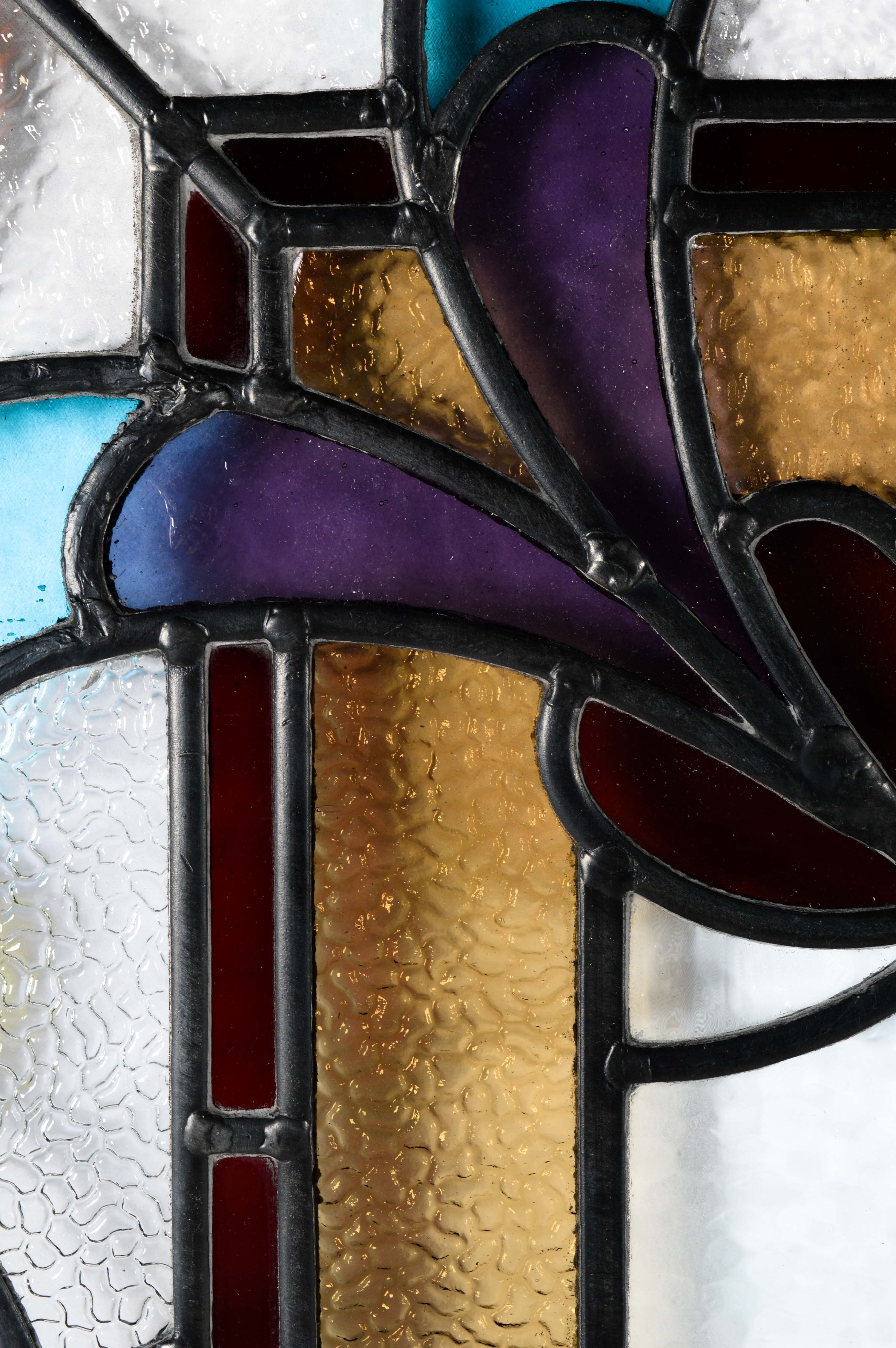 1890 Antique Stained Glass Window