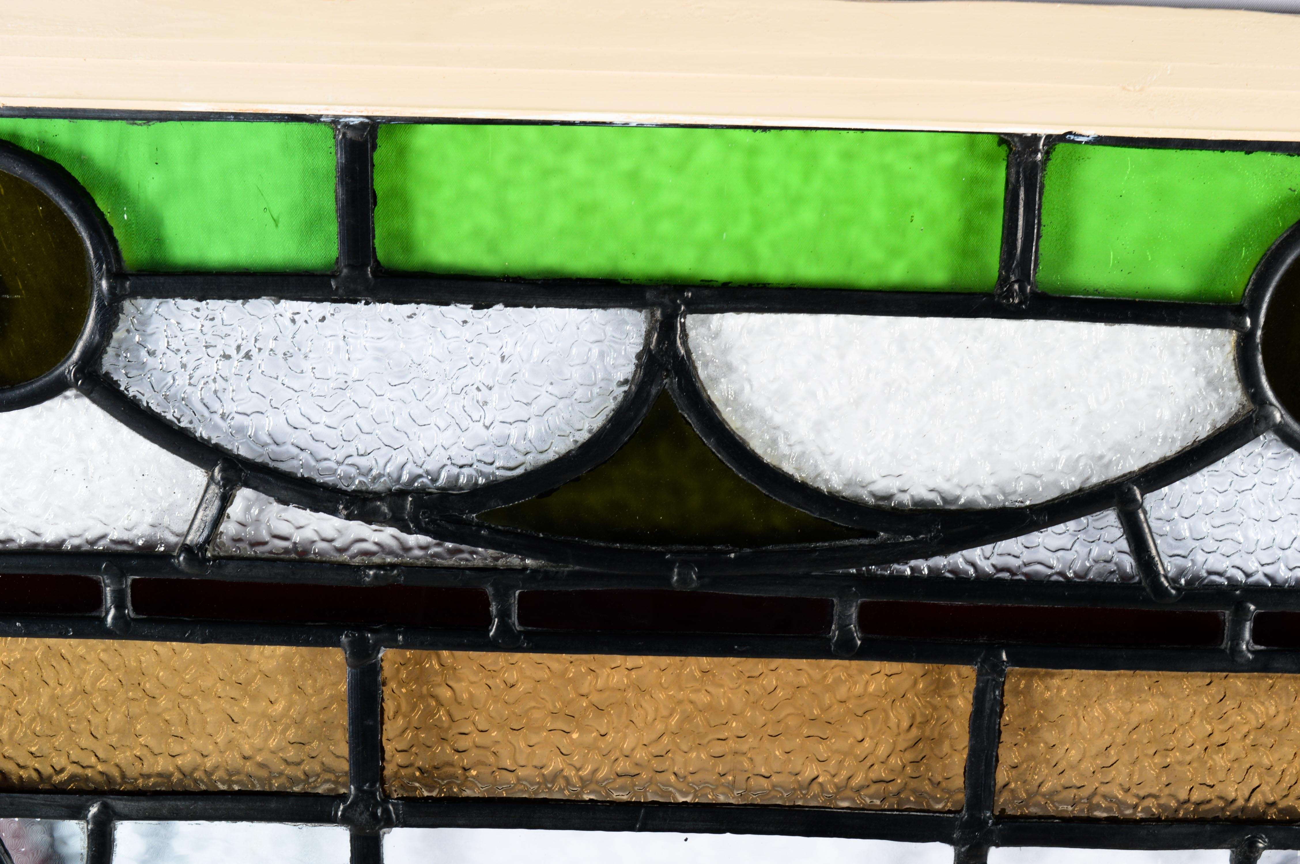 1890 Antique Stained Glass Window