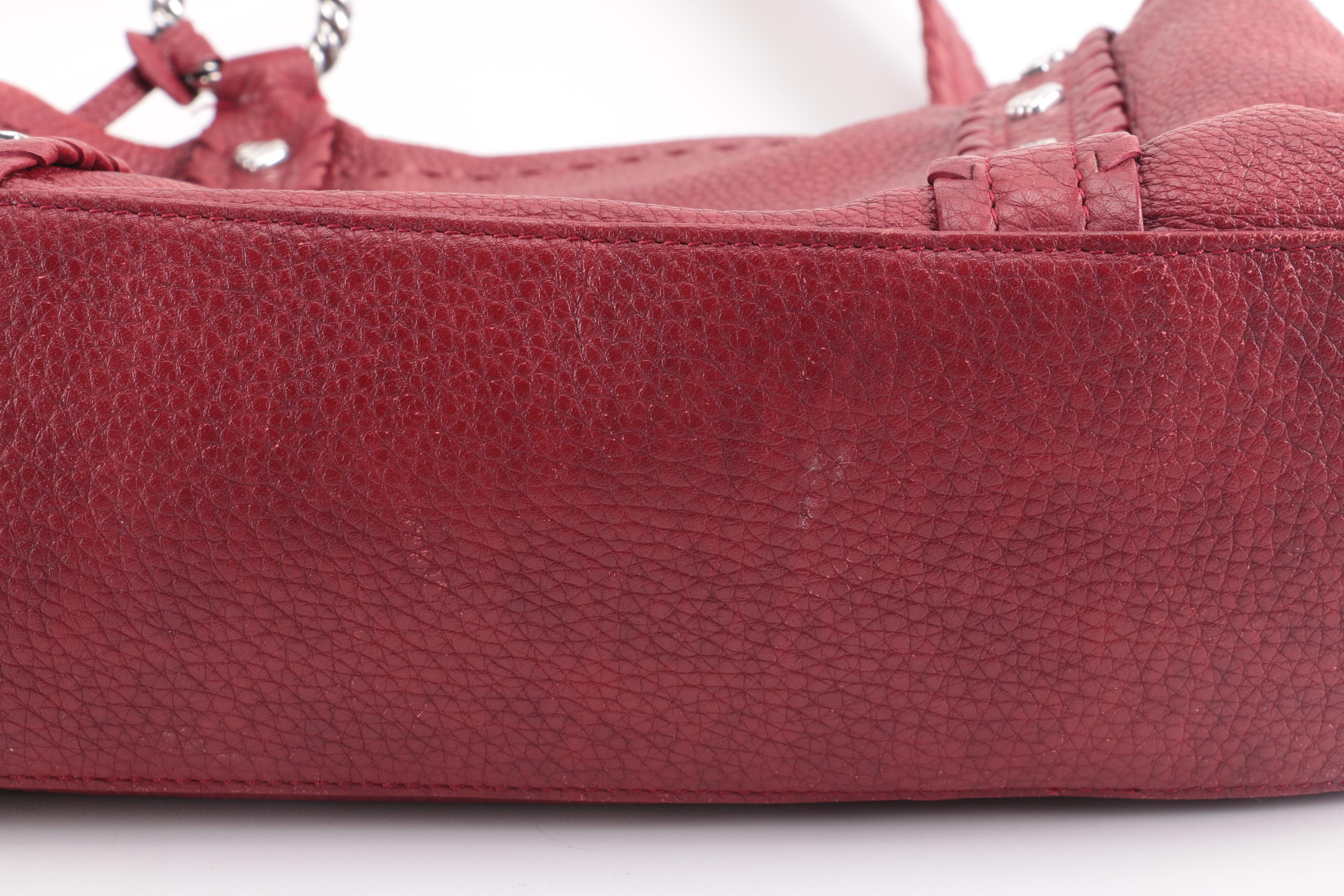 Brighton Red Leather Handbag