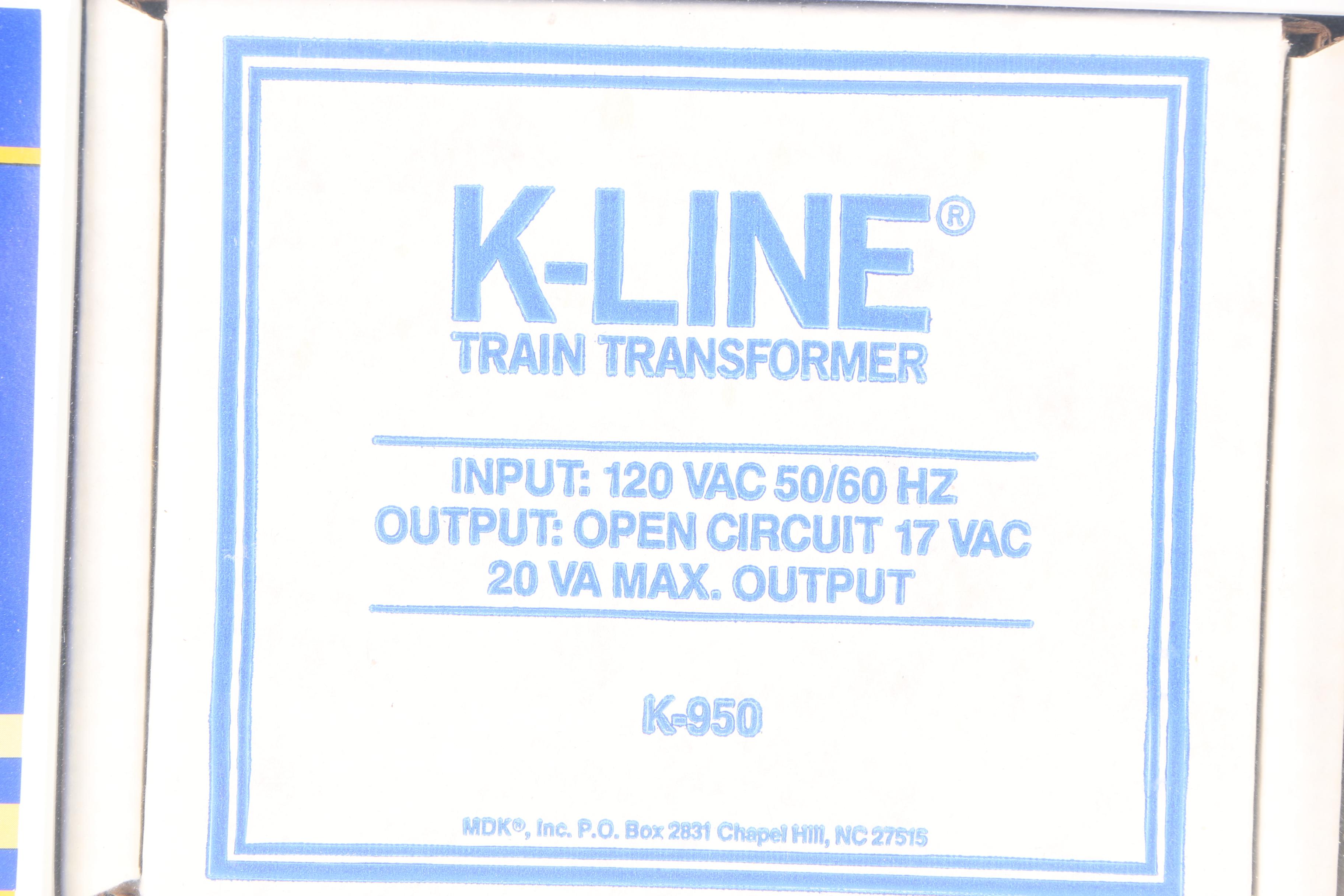 1990 K-Line "Limited Edition Collector's Train Set"