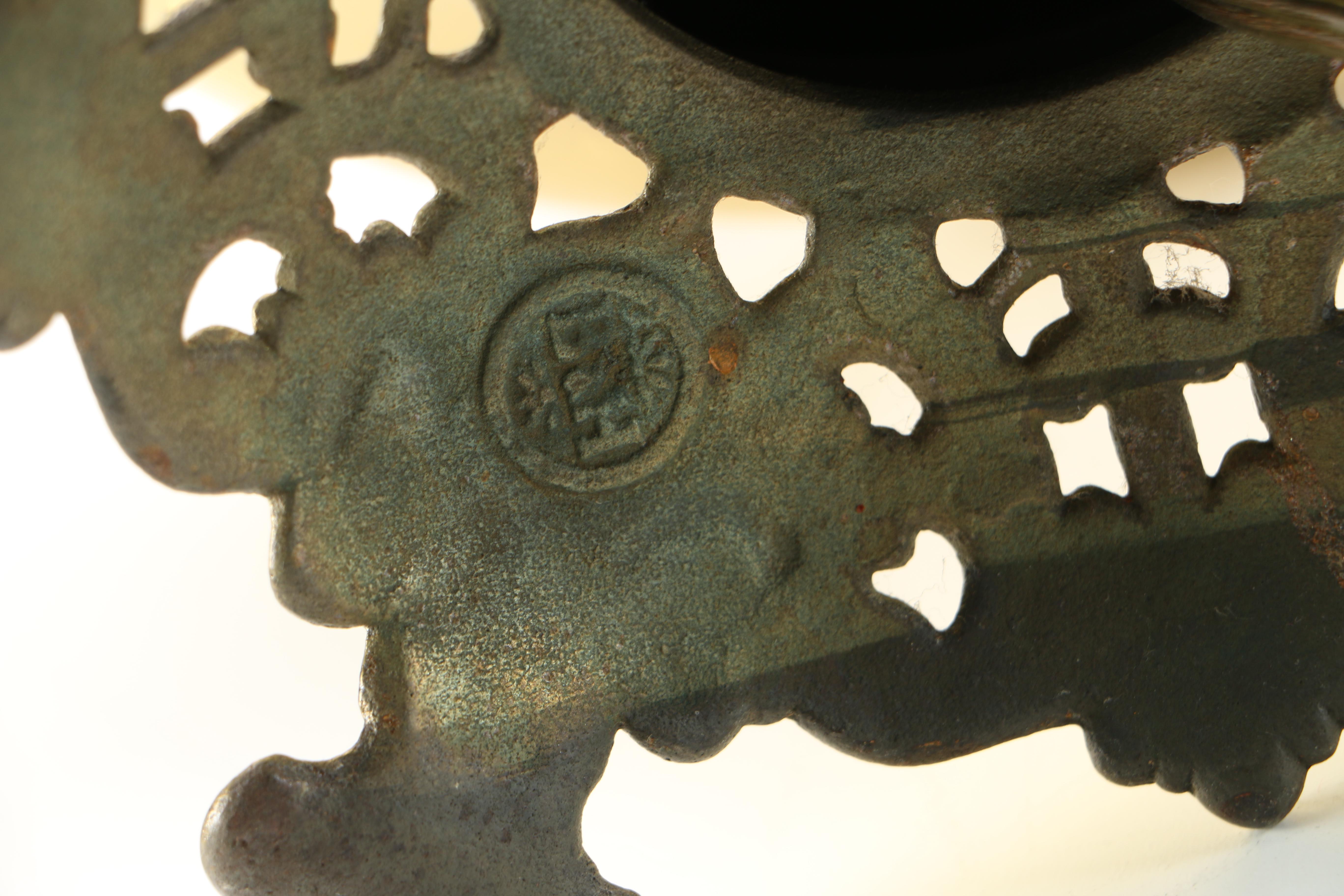 Pink and White Hurricane Style Electric Lamp