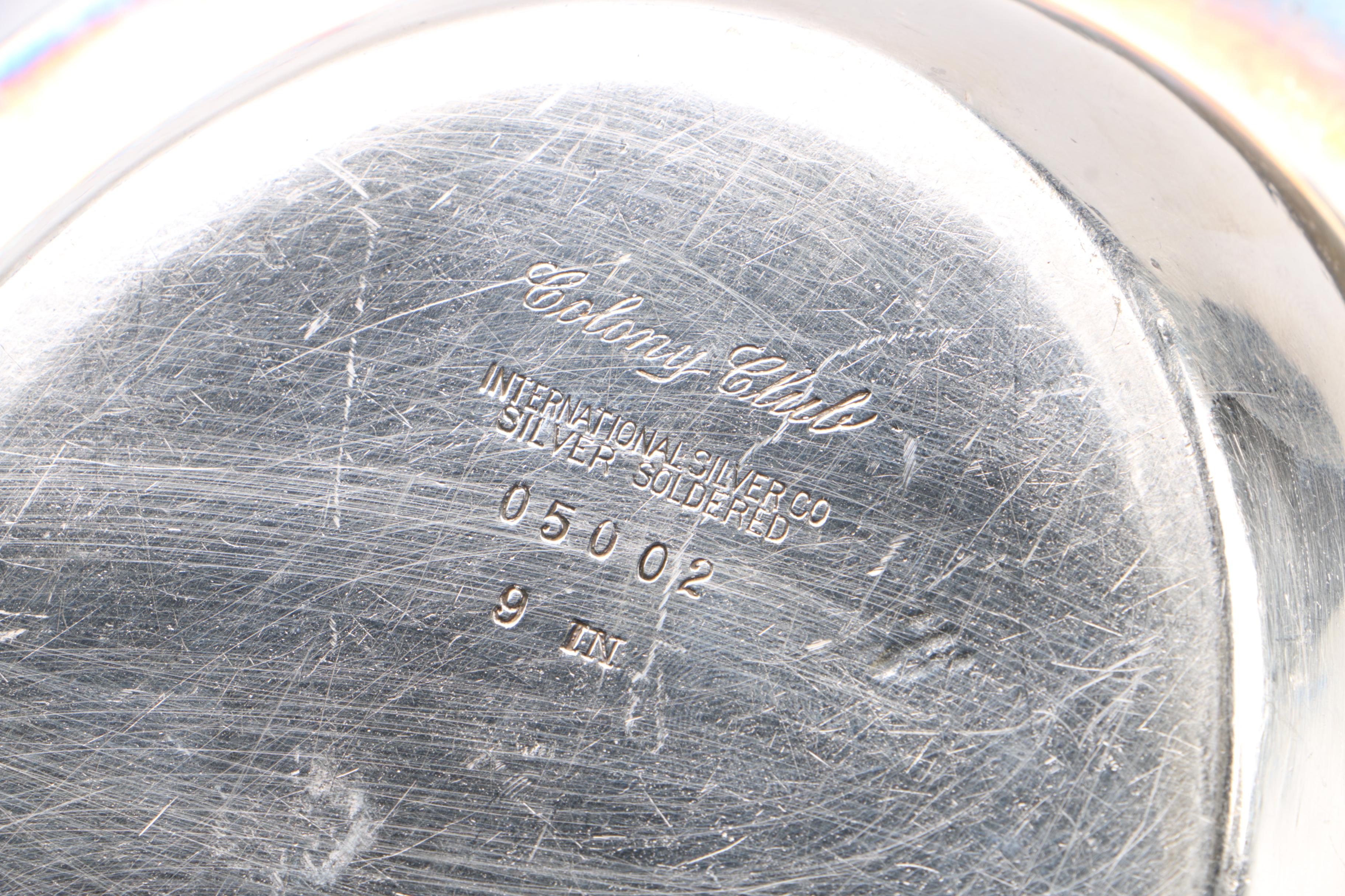 International Silver Company Silver Plate Bread Trays