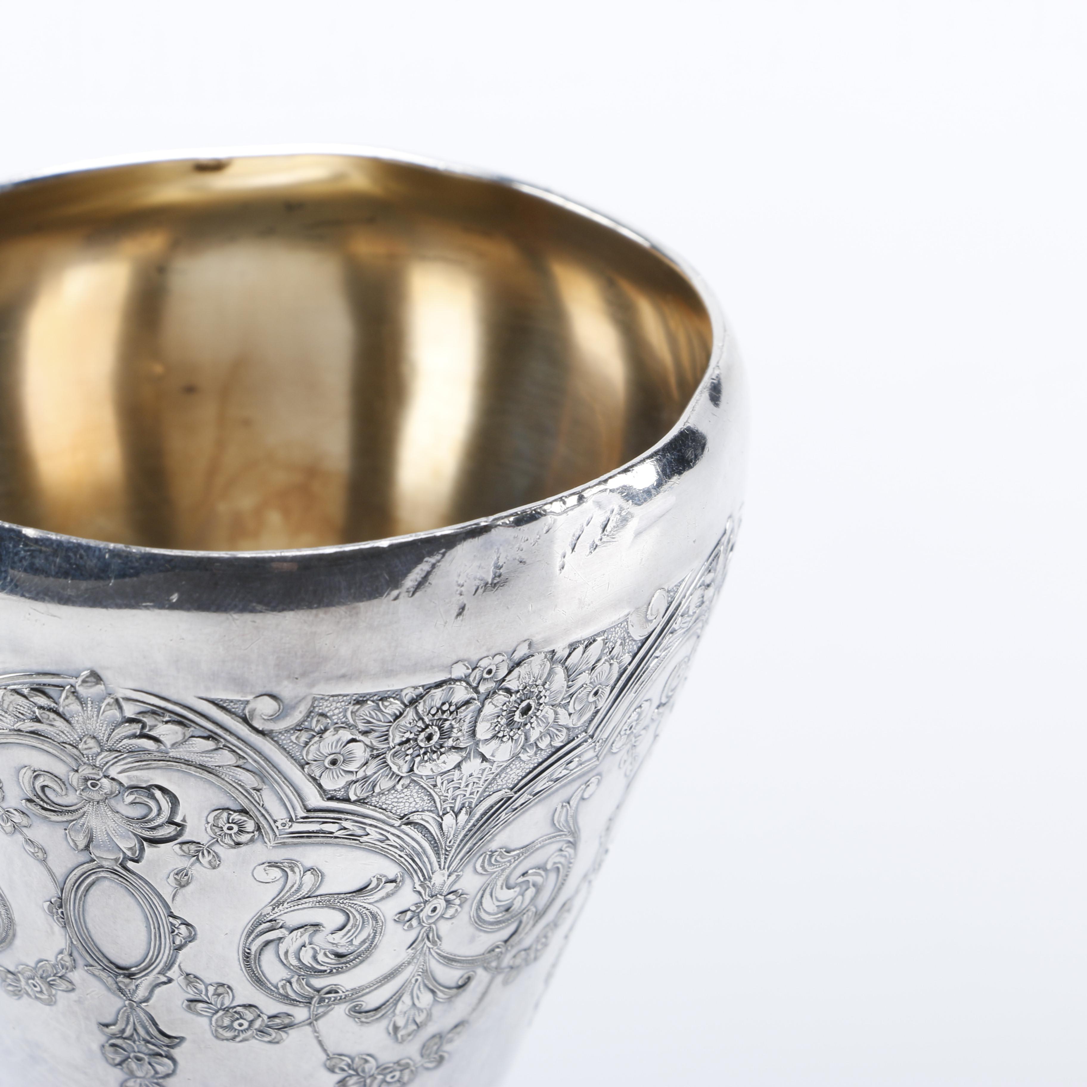 Wilcox Silver Plate Co. "Paisley" Silver Plate Chalice