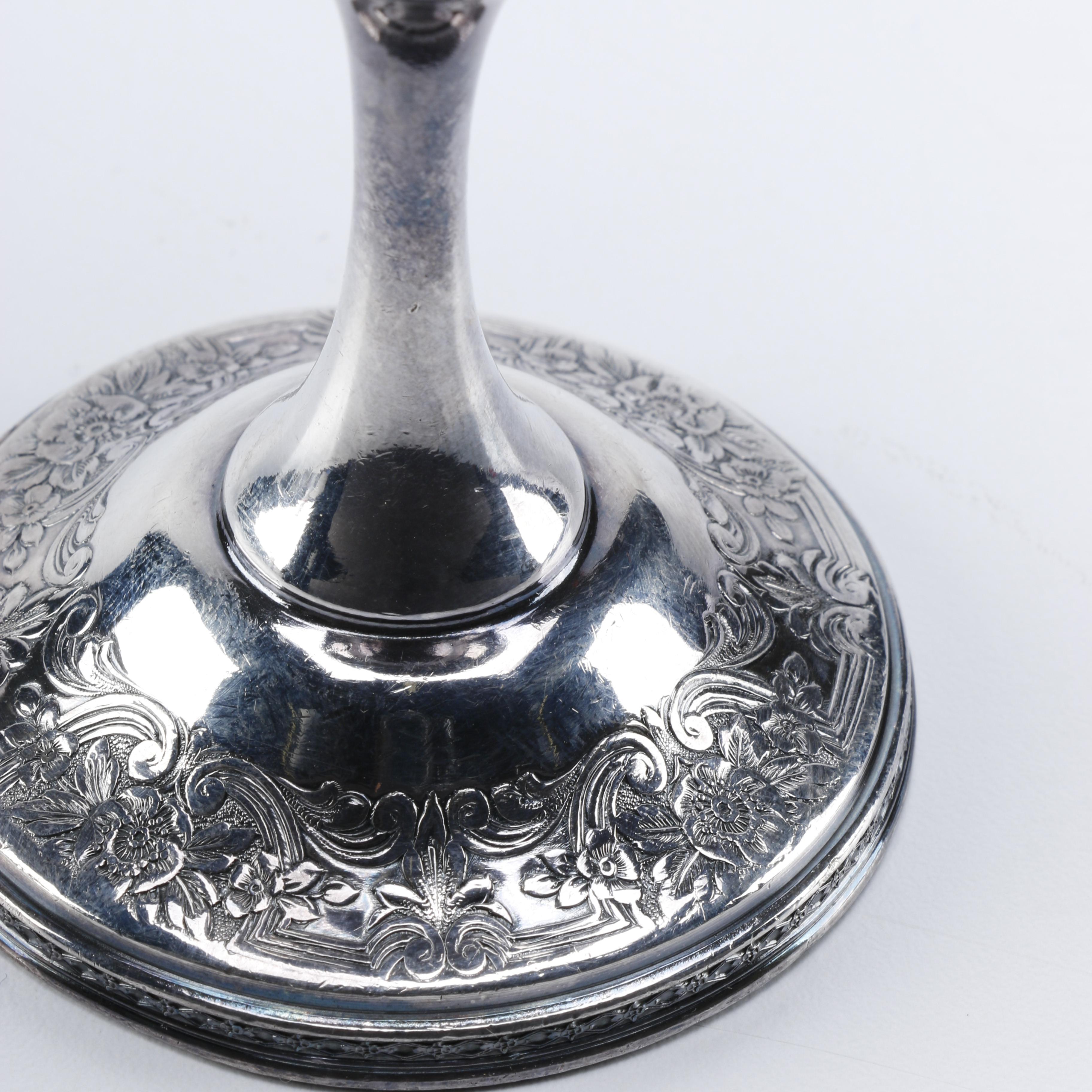 Wilcox Silver Plate Co. "Paisley" Silver Plate Chalice