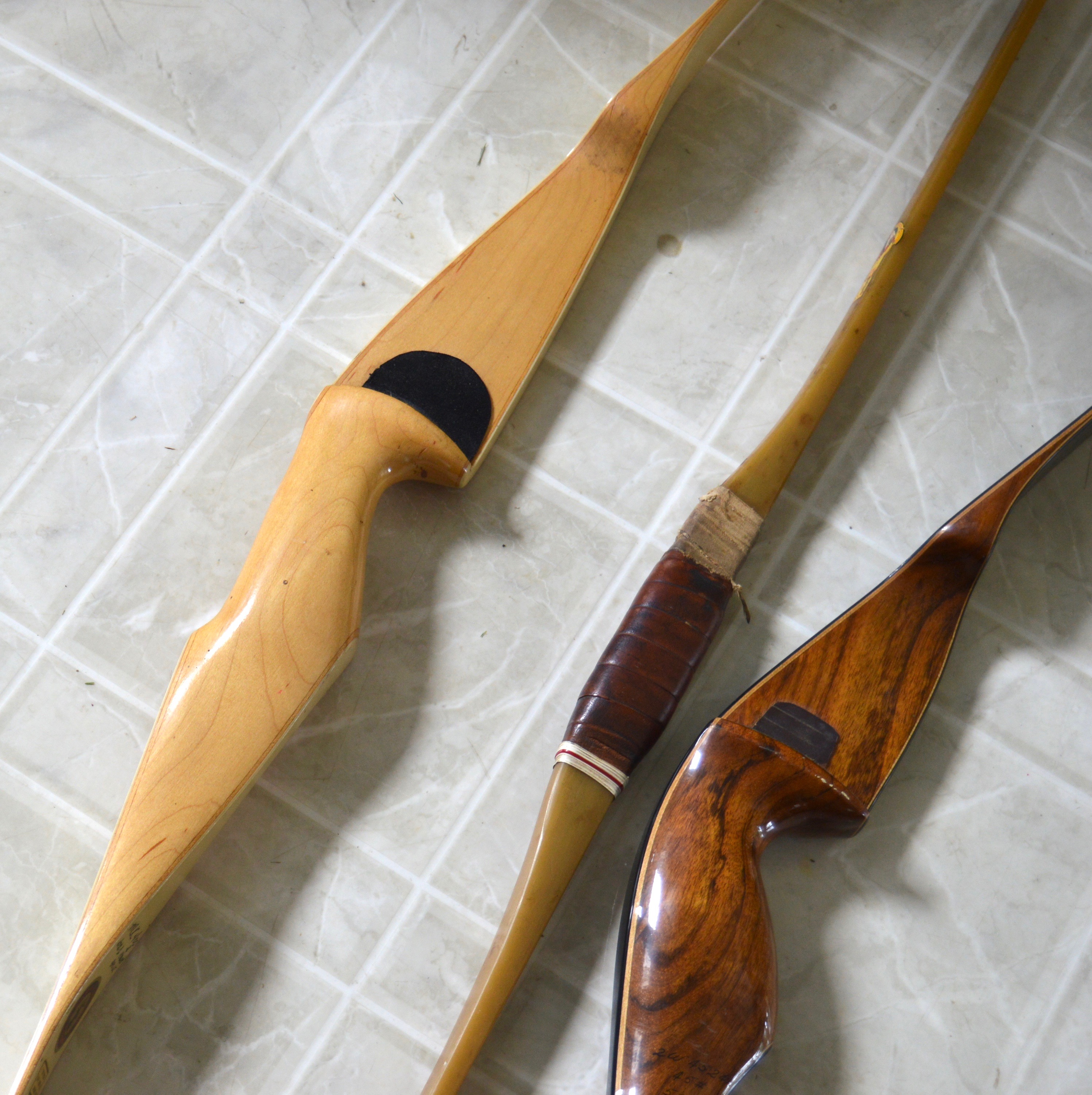 Three Vintage Wood Archery Bows