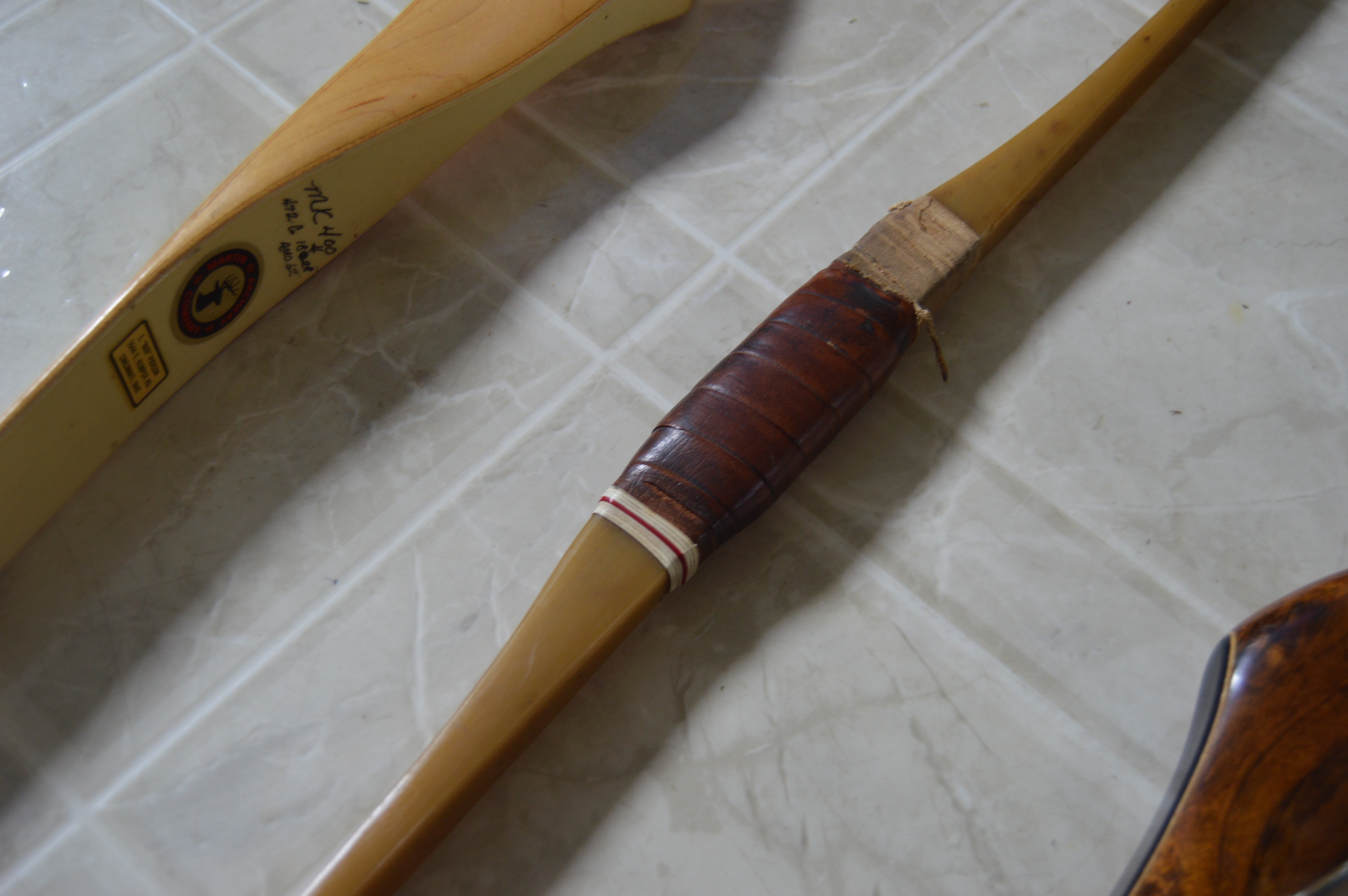 Three Vintage Wood Archery Bows