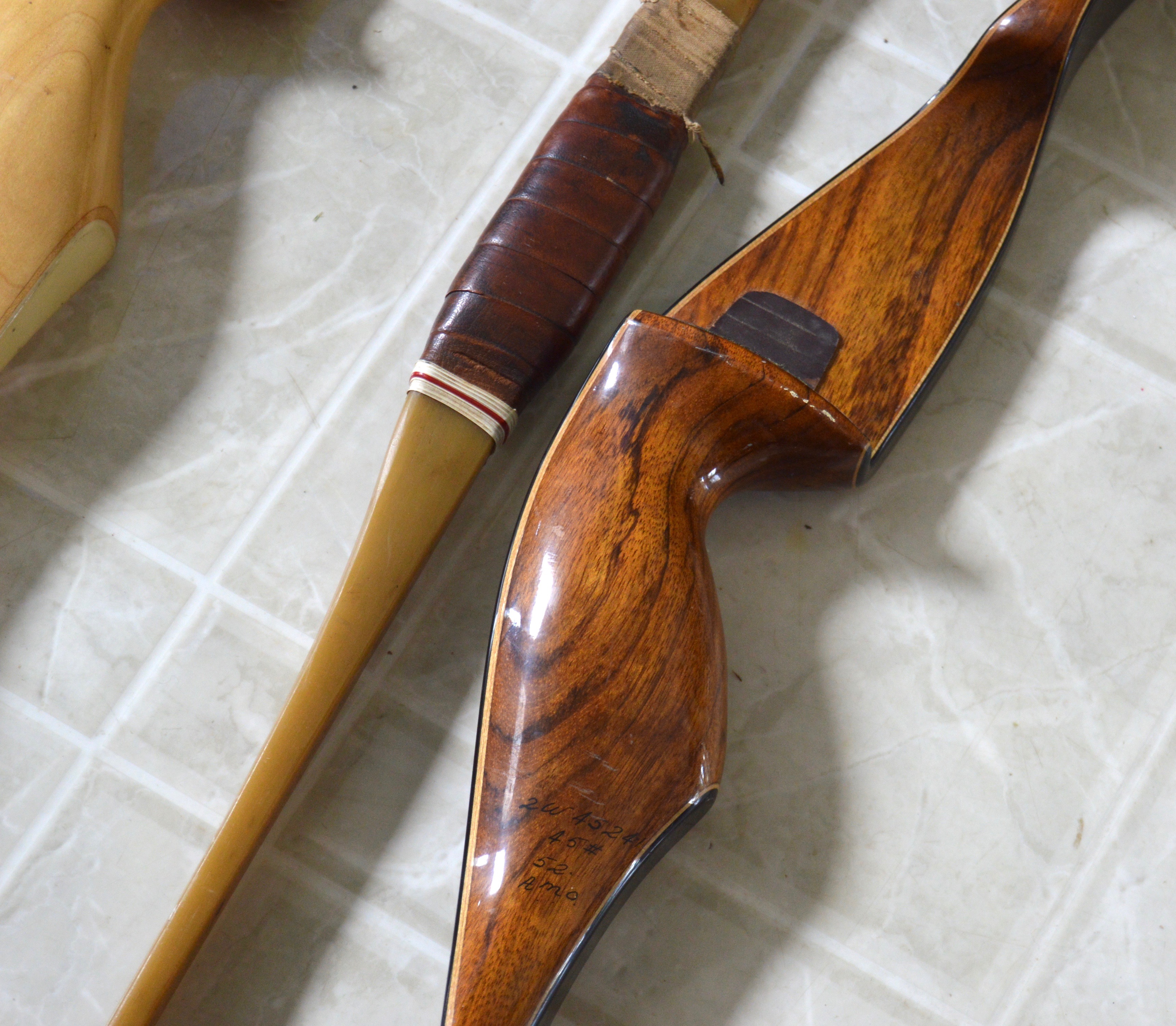 Three Vintage Wood Archery Bows