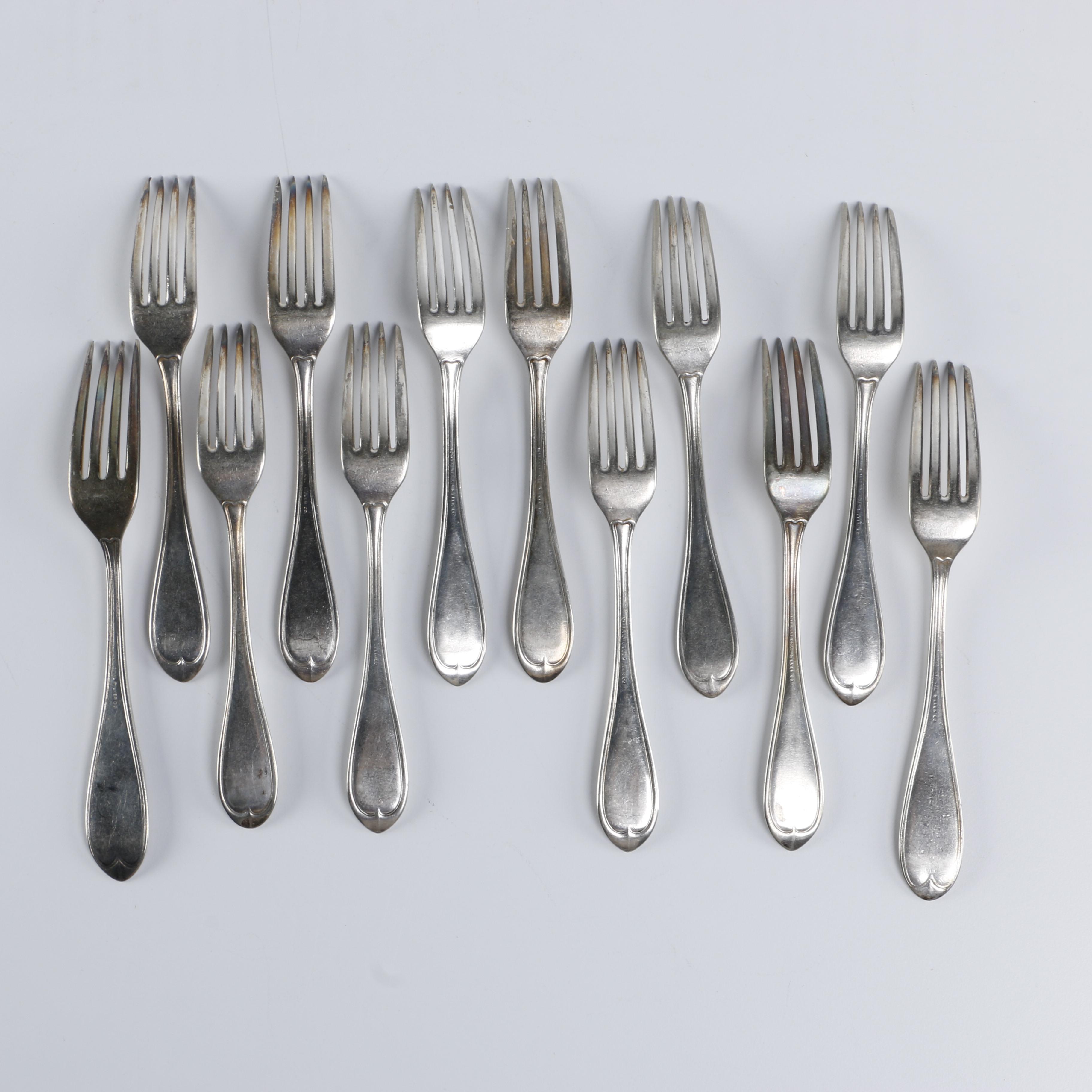 International Silver Company "Oval" Silver Plate Flatware