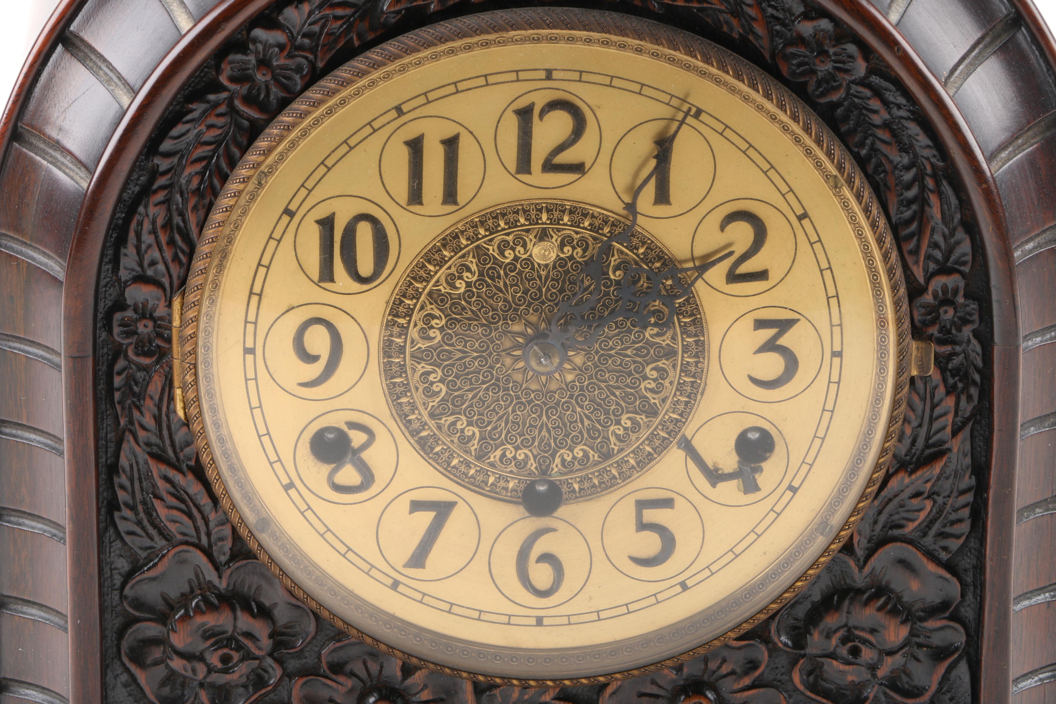 Vintage Herman Miller Clock Co. Wooden Mantel Clock