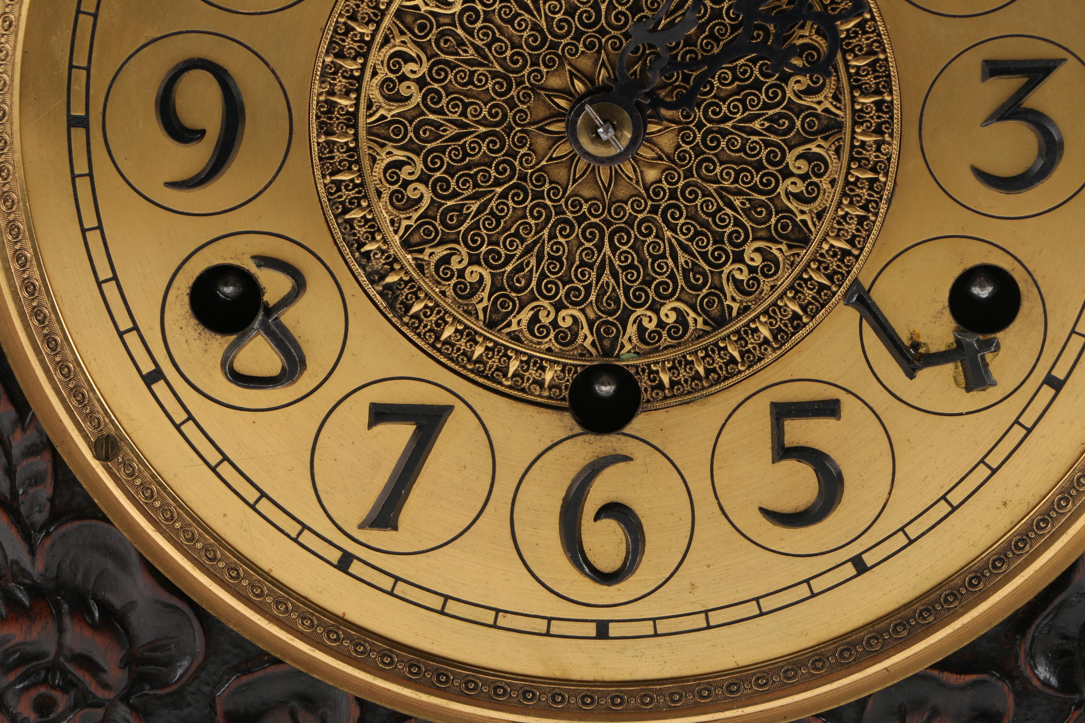 Vintage Herman Miller Clock Co. Wooden Mantel Clock