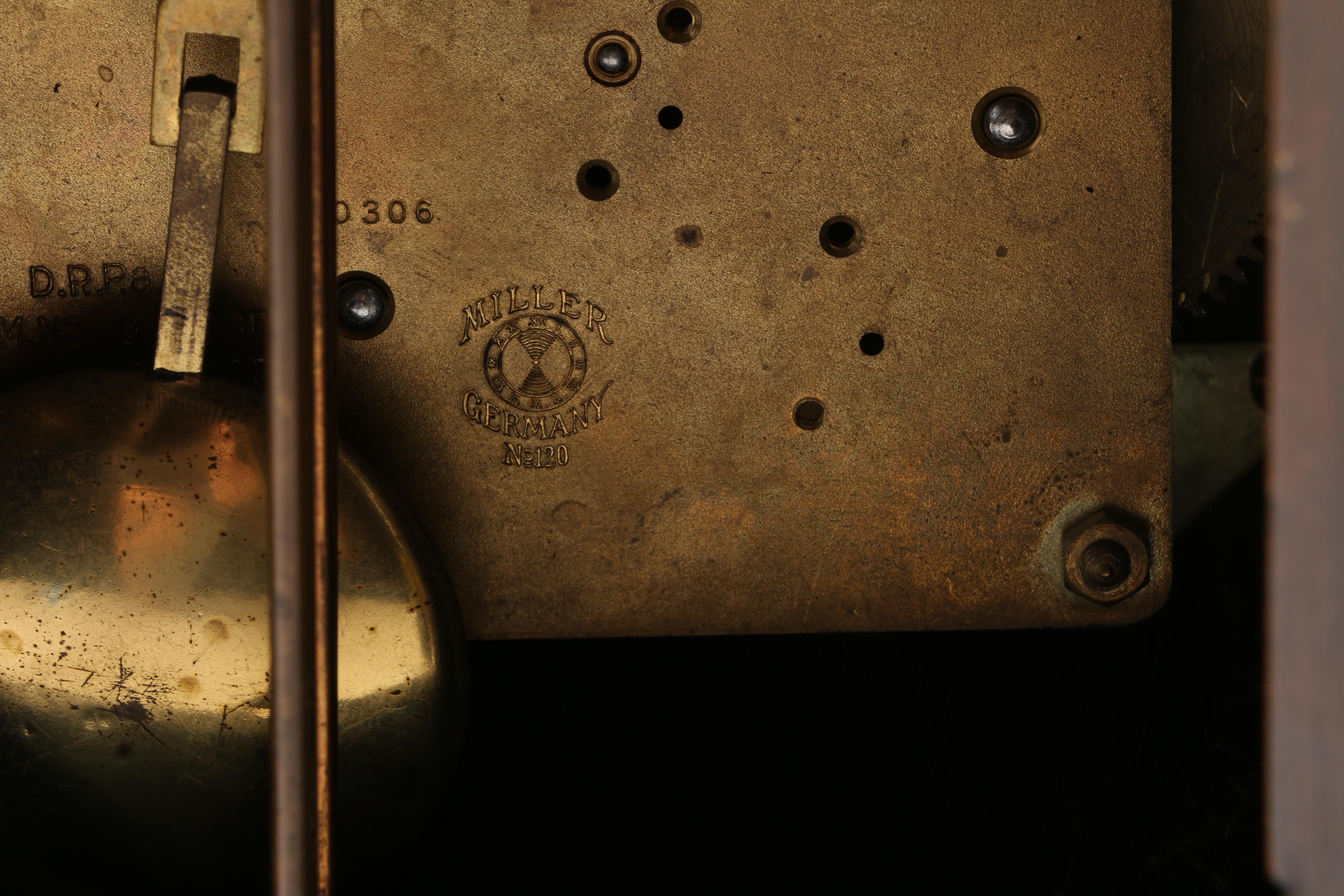 Vintage Herman Miller Clock Co. Wooden Mantel Clock