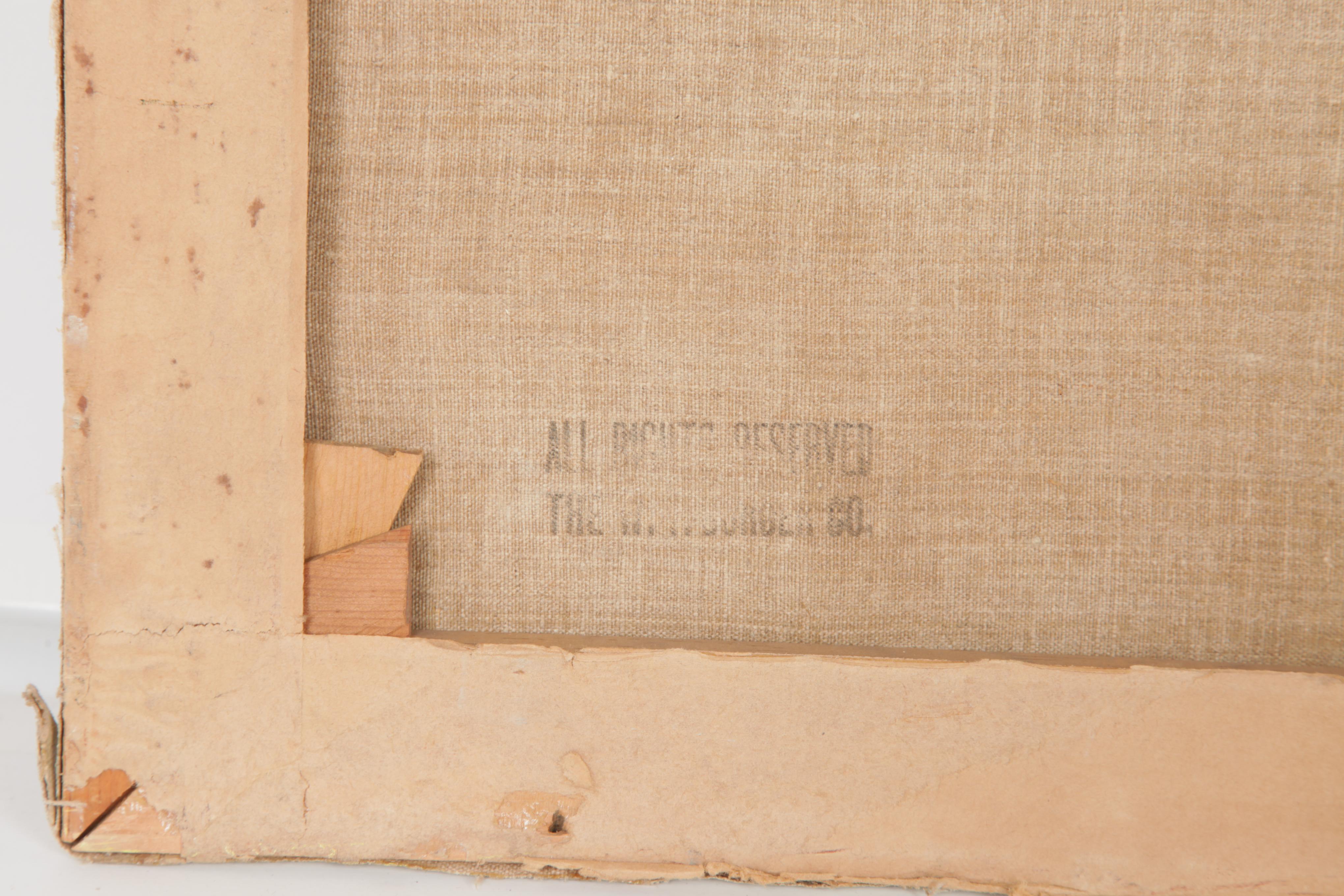 Oswald Arndt Oil Painting of Mountain Chalet