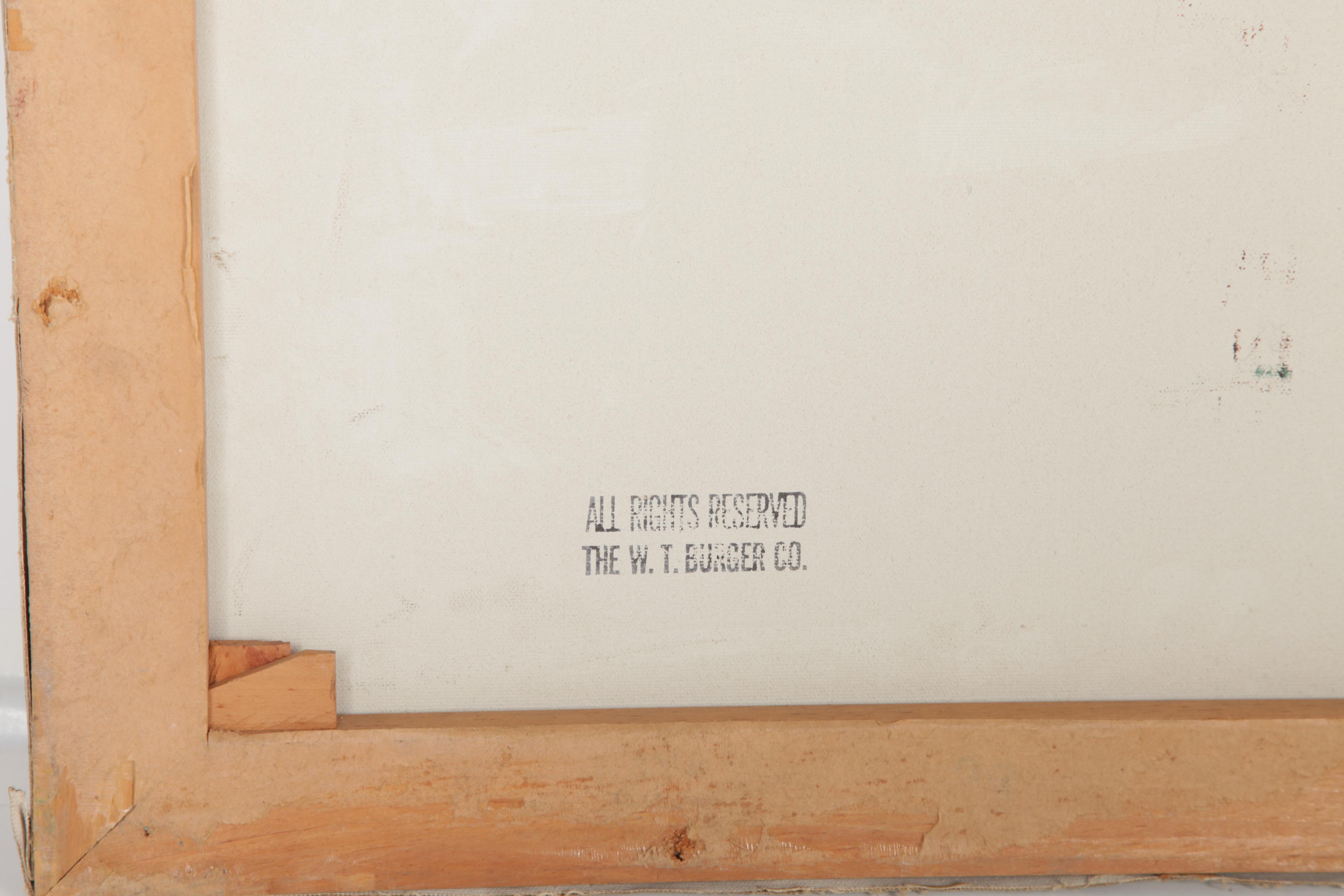 Oswald Arndt Oil Painting of Swiss Chalet