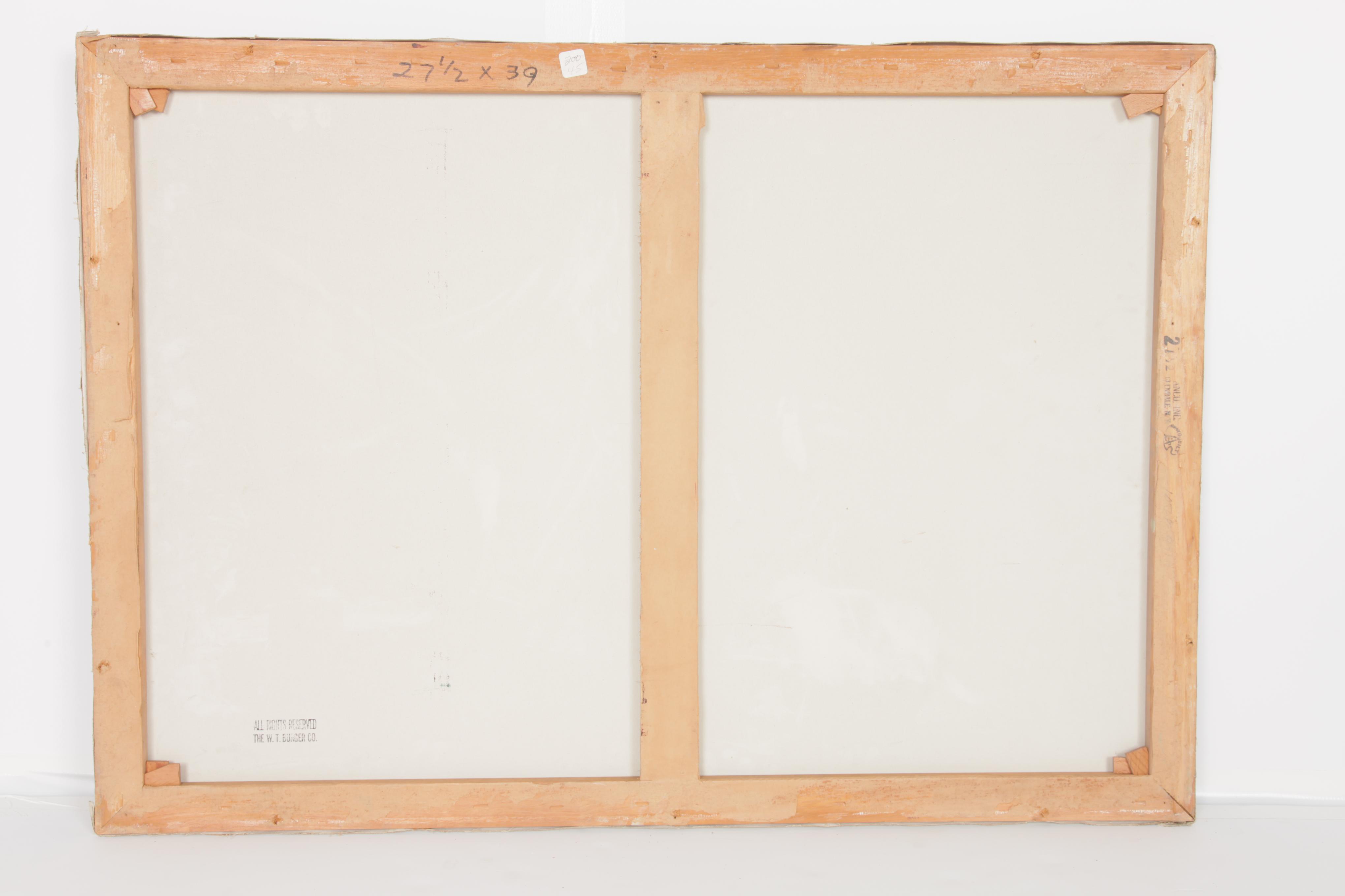 Oswald Arndt Oil Painting of Swiss Chalet