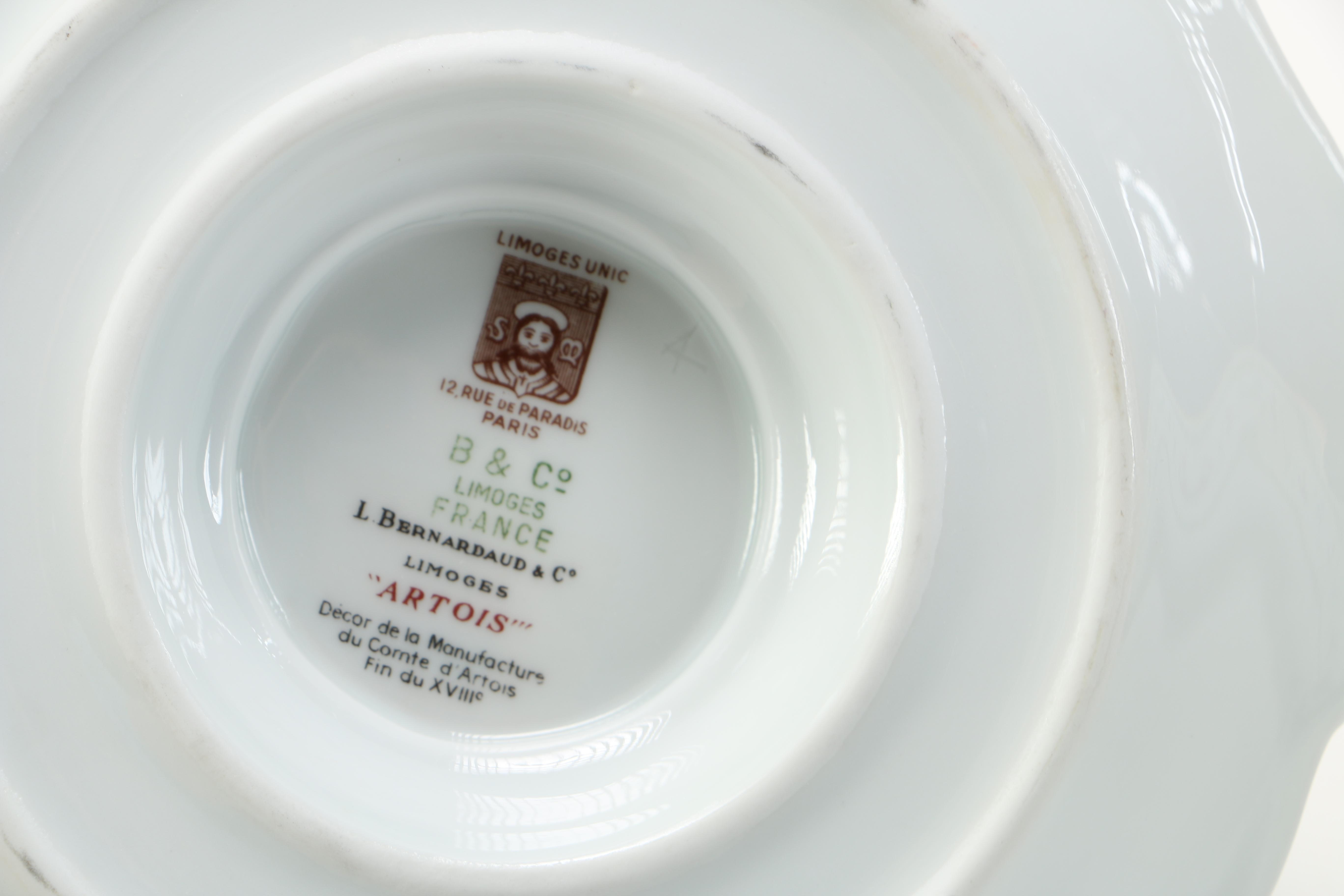 L. Bernardaud & Co Limoges "Artois" Tableware