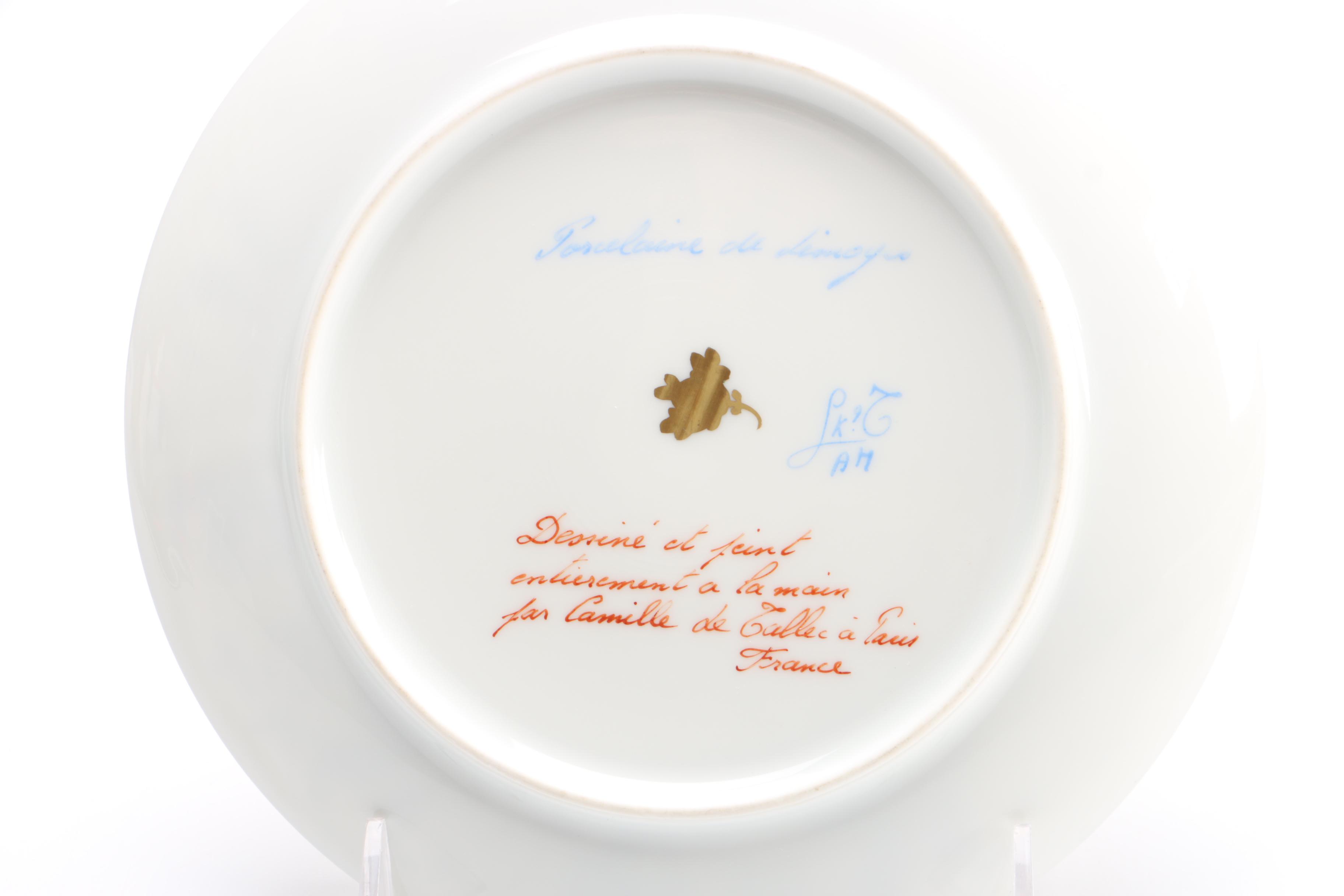 Atelier Camille Le Tallec  Porcelain Soup Bowls and Saucers