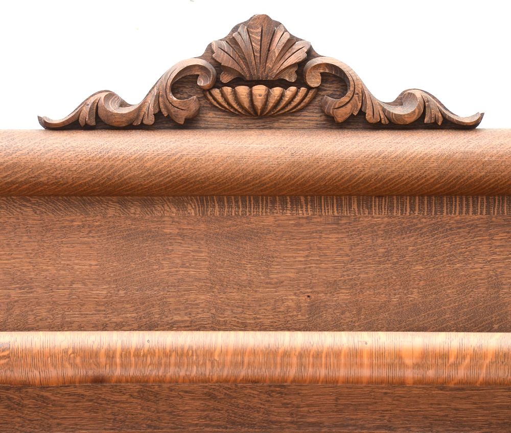 Antique Tiger Oak Sideboard