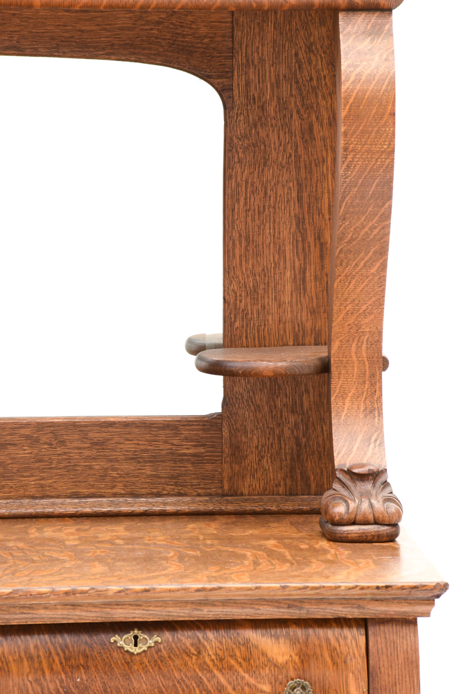 Antique Tiger Oak Sideboard