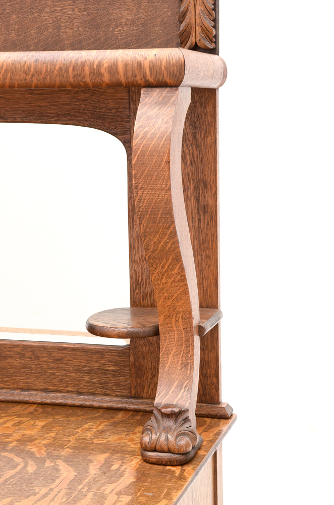 Antique Tiger Oak Sideboard