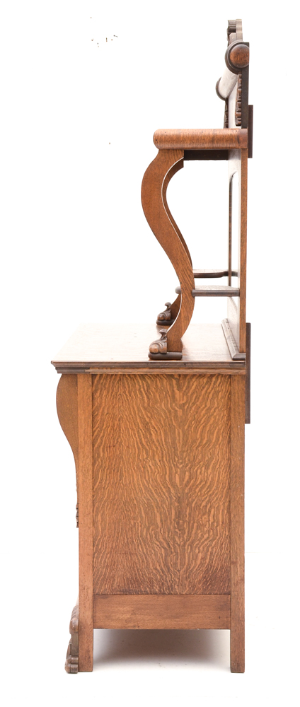 Antique Tiger Oak Sideboard