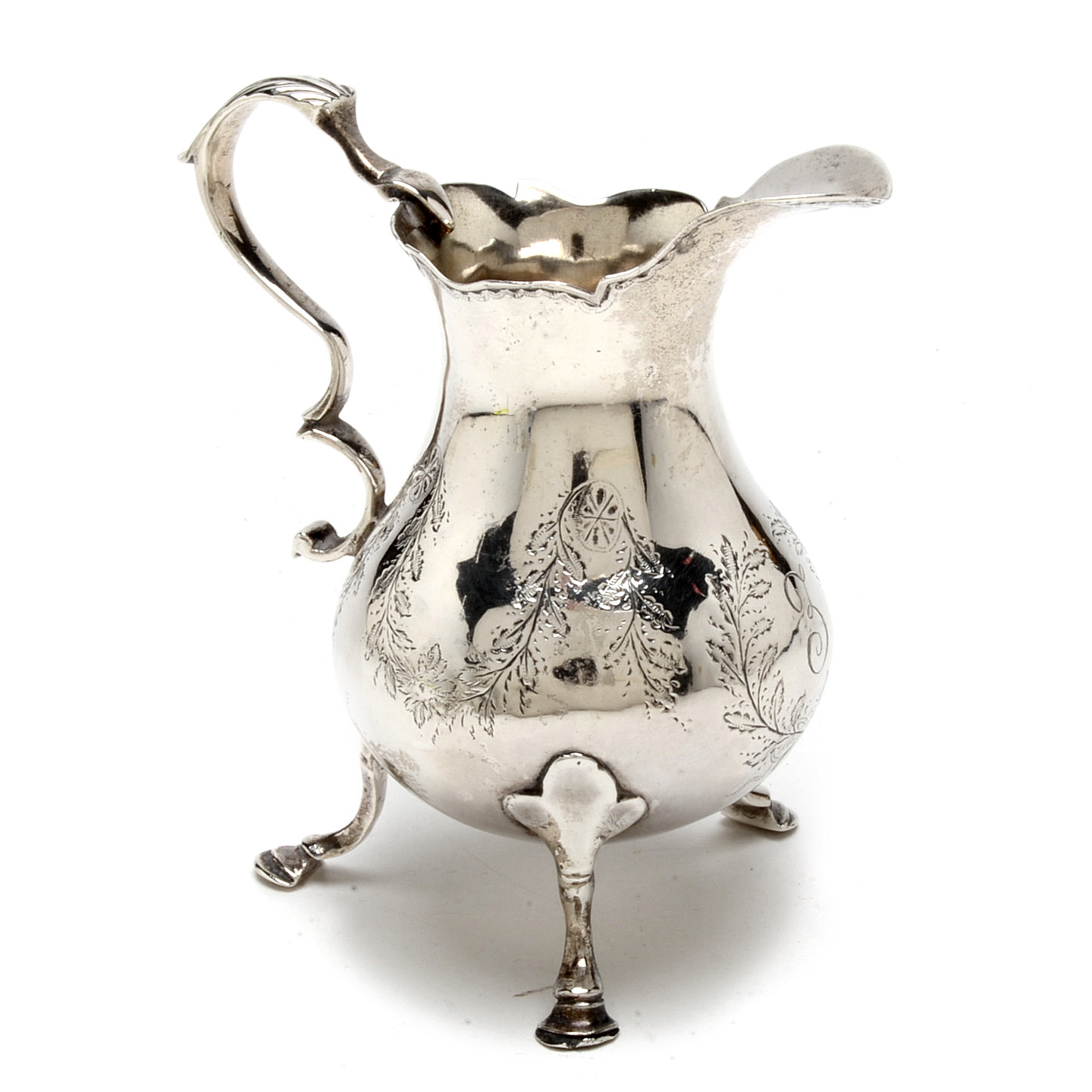 English Sterling Silver Creamer, Circa 1807