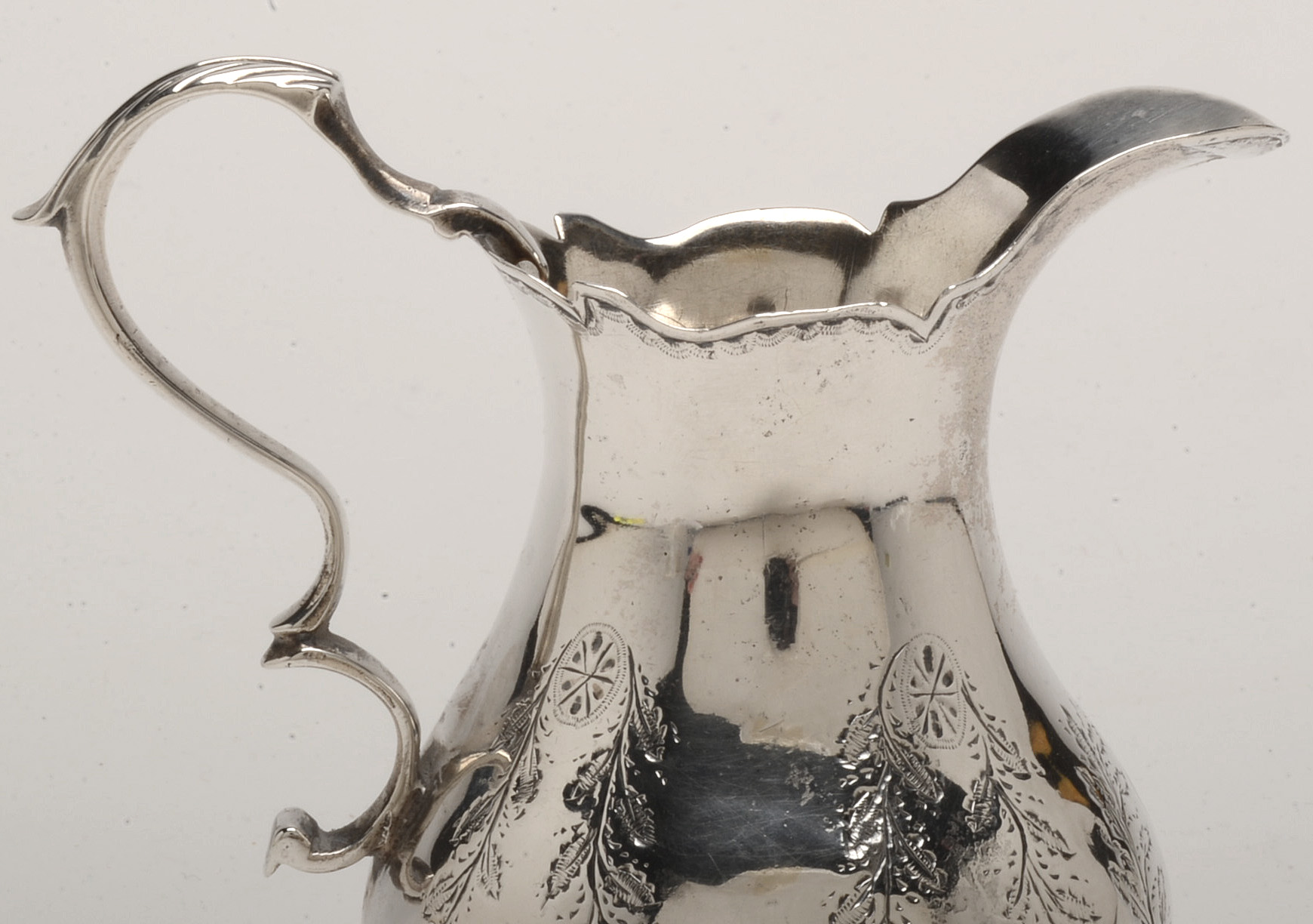 English Sterling Silver Creamer, Circa 1807