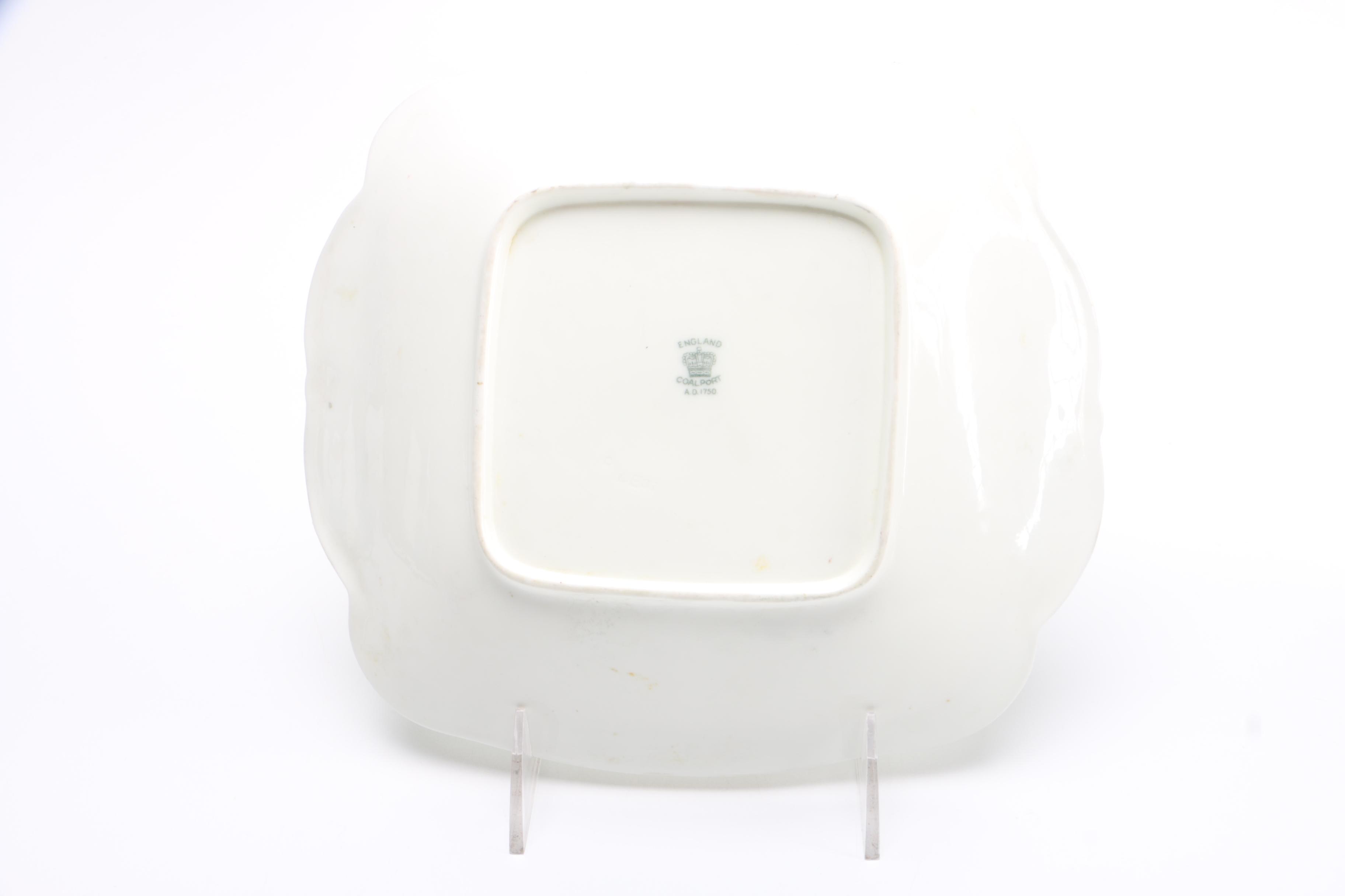 Late 19th Century English Porcelain Dishes Including Coalport